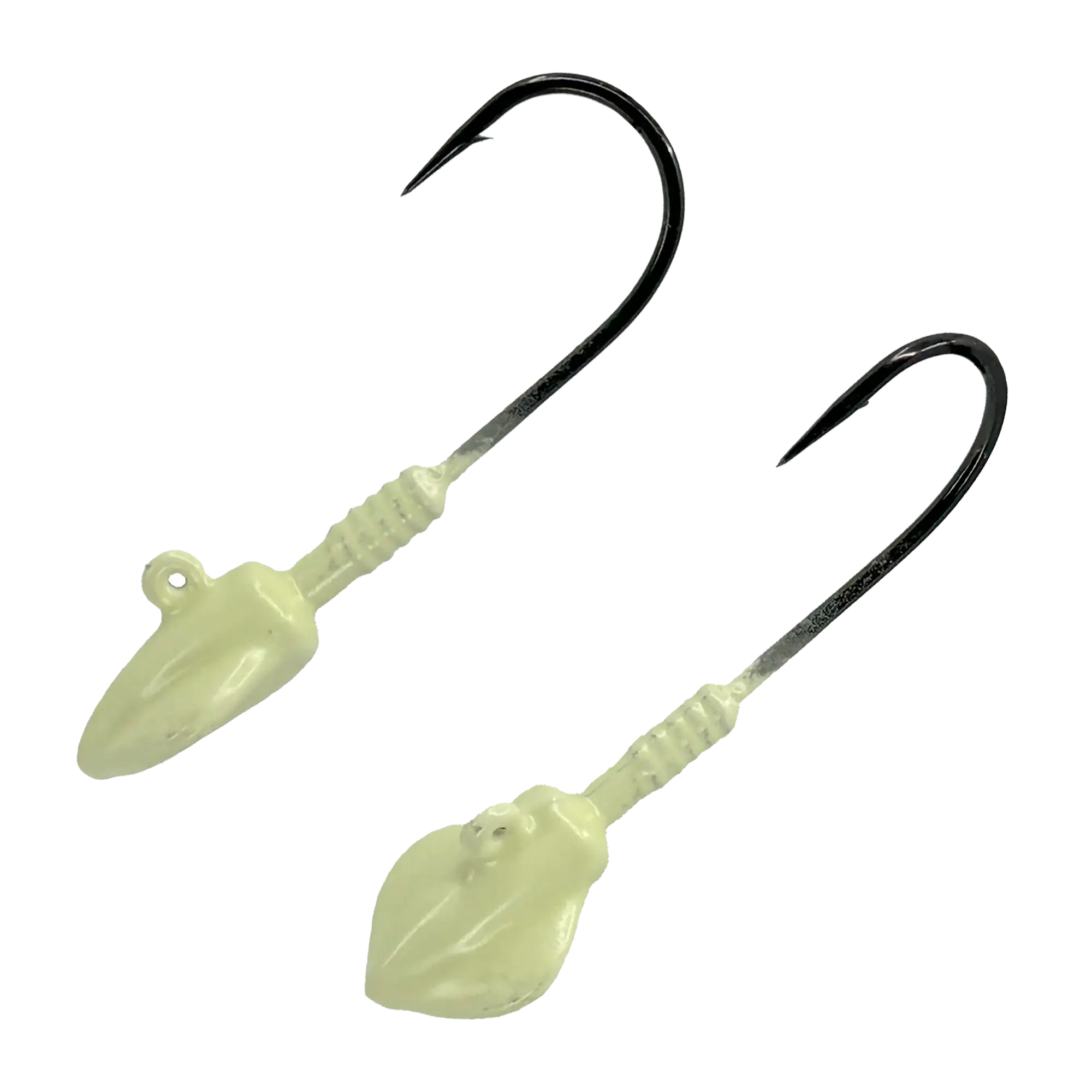 LM Fluke Jig Heads 2 Pack - Premium Saltwater Fishing Lures for Bass, Trout & Walleye - Perfect for Freshwater & Saltwater Fishing Trips