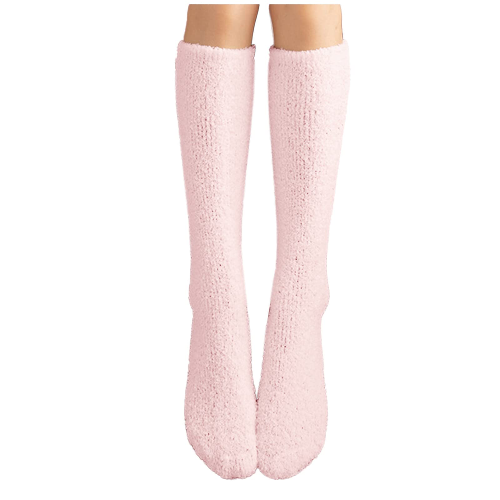 Women's Winter Warm Fleece-Lined Socks - Cozy Thermal Stockings for Home, Office & Outdoor - Soft Calf-Length Non-Slip Socks - Perfect Christmas Gift & Cold Weather Essential