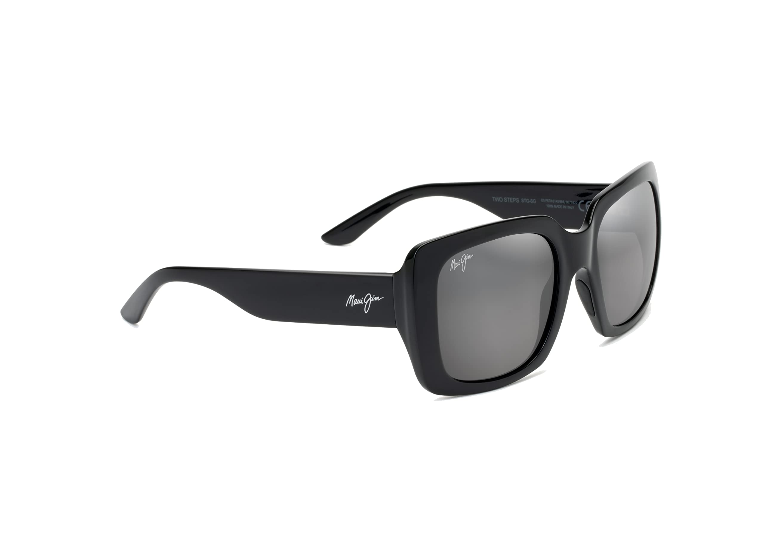 Maui Jim Women's Two Steps Polarized Fashion Sunglasses for Women - UV Protection, Stylish & Lightweight - Perfect for Driving, Beach & Outdoor Activities