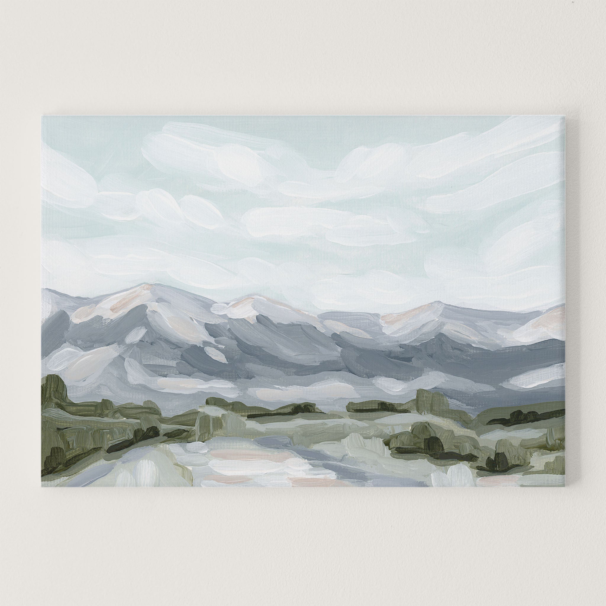 Breckenridge Art Print - Stunning Mountain Landscape Wall Decor for Living Room, Bedroom & Office | Premium Canvas Artwork for Home & Office Decor