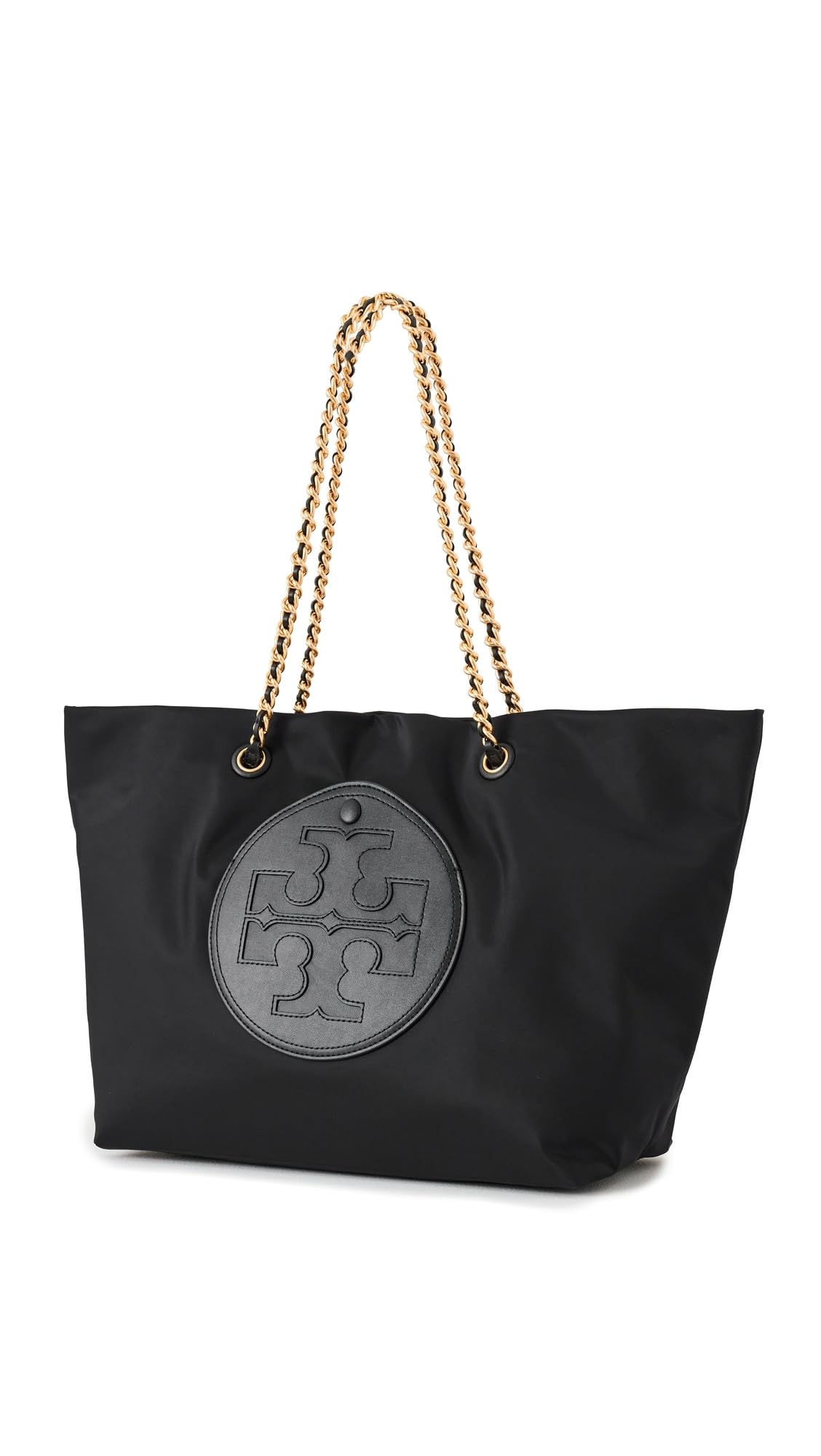 Tory Burch Women's Ella Chain Tote Bag - Stylish Leather Shoulder Purse for Work, Travel & Everyday Use | Premium Designer Handbag for Women