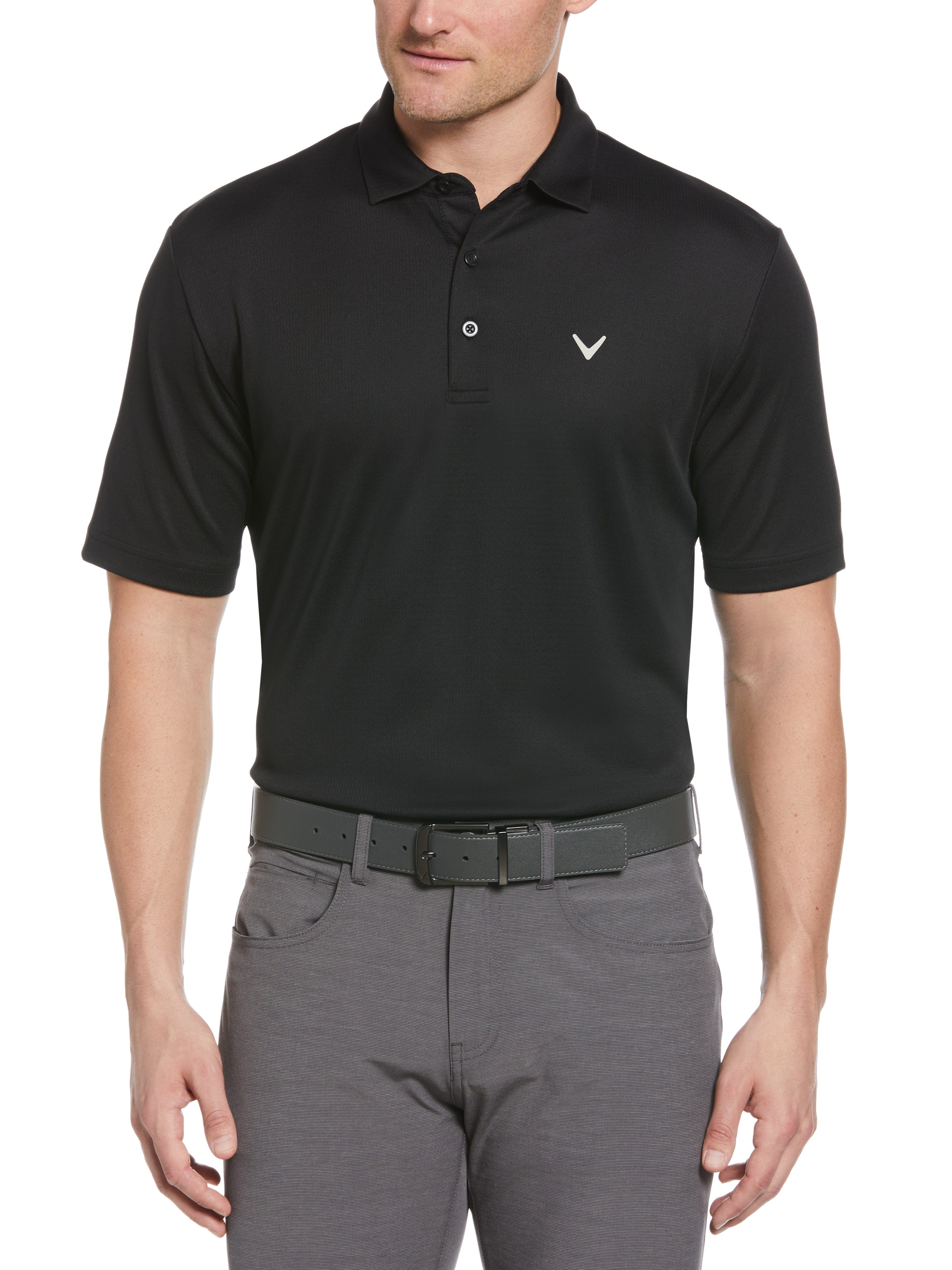 Men's Micro Texture Polo Shirt - Breathable & Comfortable for Casual & Business Wear | Perfect for Office, Golf & Outdoor Activities