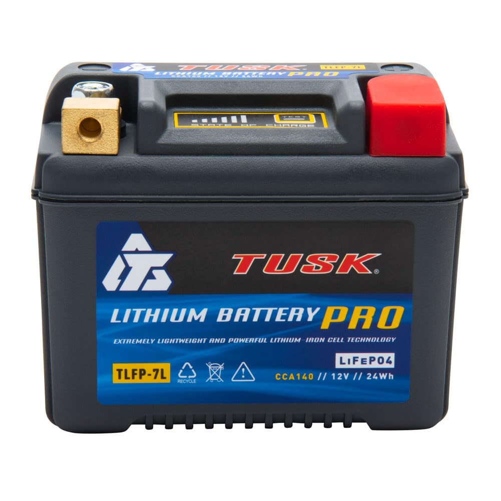 Tusk Lithium Pro Battery TLFP-7L for KTM 350 XC-F (2011-2025) - Lightweight High-Performance Powersports Battery for Off-Road Motorcycles & Dirt Bikes