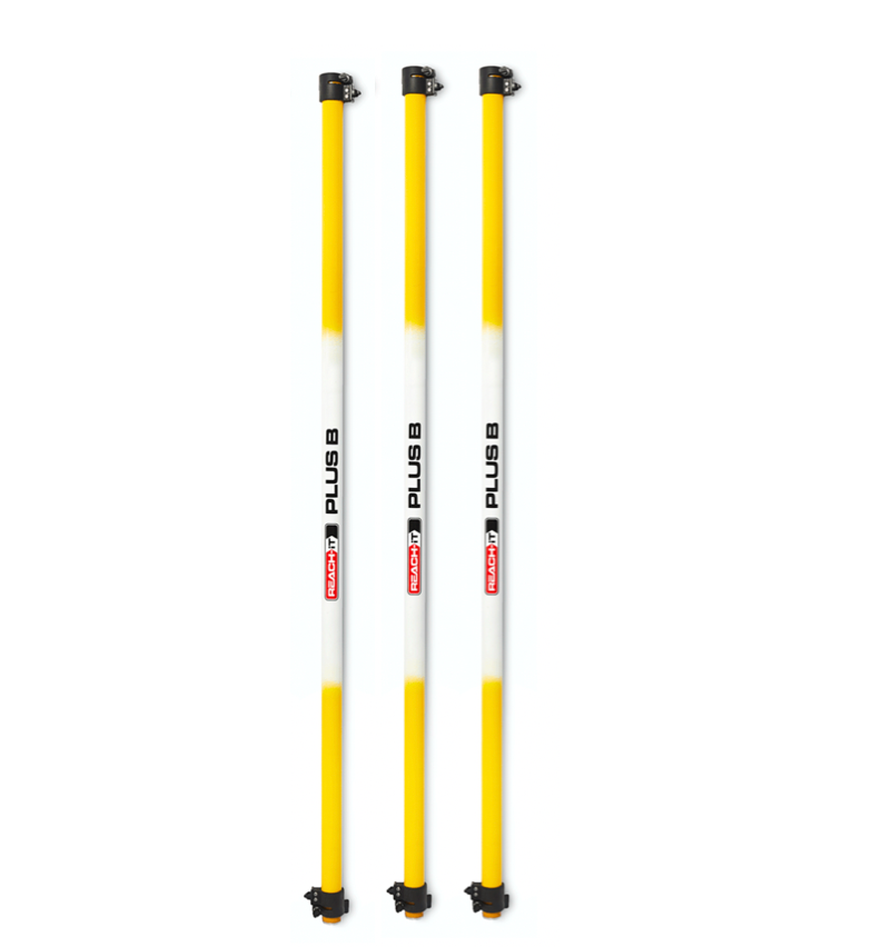 PLUS A & PLUS B Water Fed Pole Extensions for Window Cleaning - Professional Telescopic Pole for High Reach Exterior Cleaning