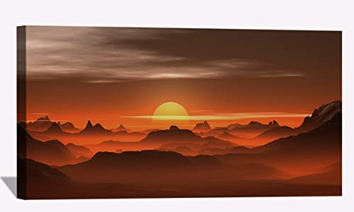Sunset Mist Desert