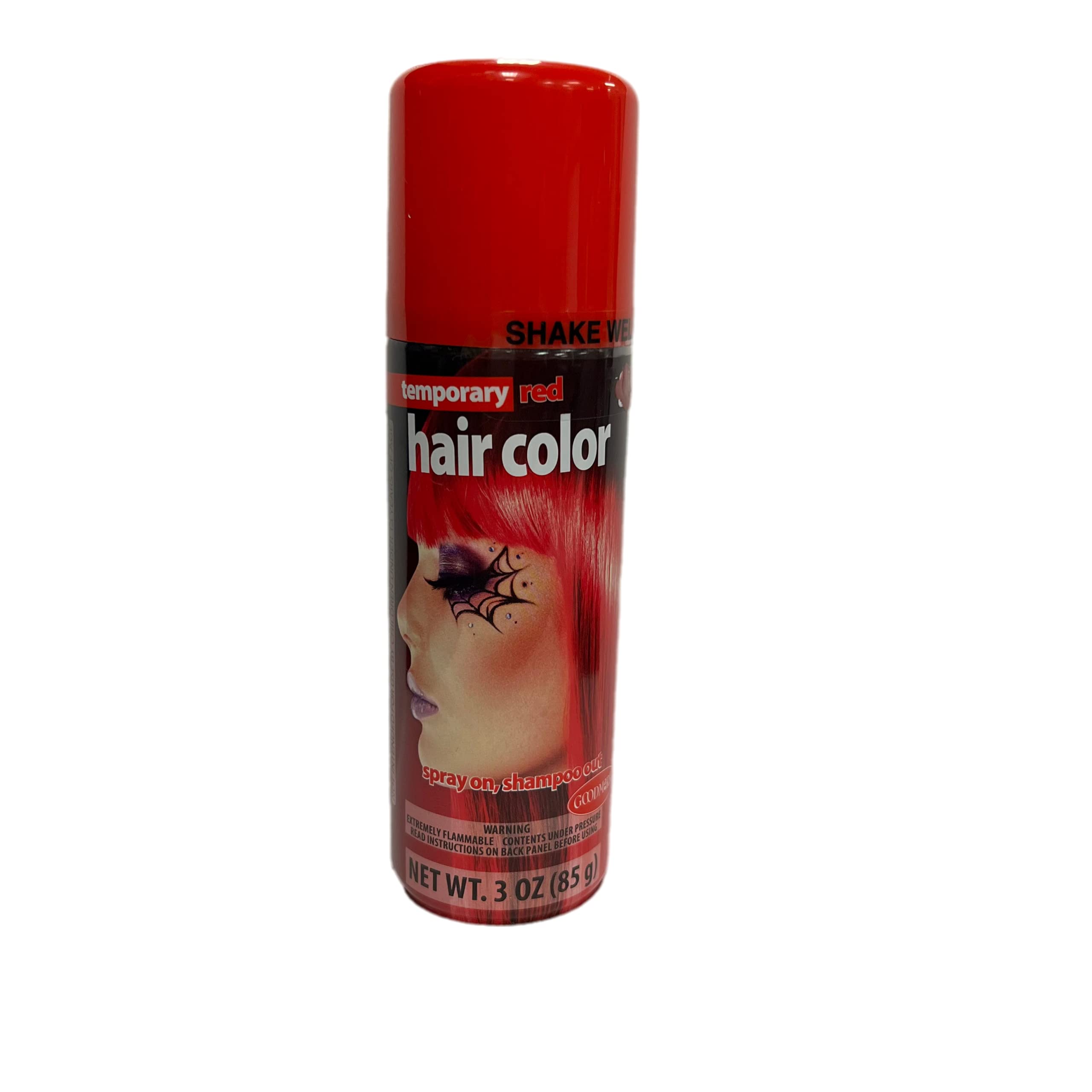 Temporary Pink Hair Color Spray - Washable & Non-Damaging Hair Dye for Women & Men - Perfect for Halloween, Cosplay, Parties & Costume Events