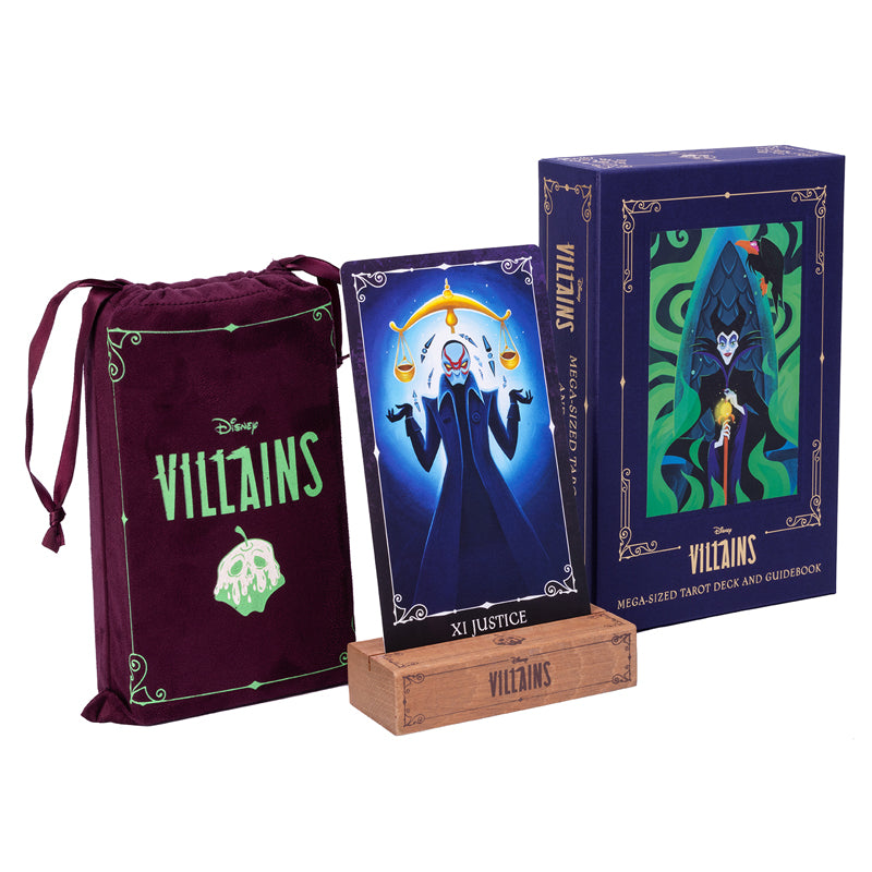 Disney Villains Tarot Deck & Guidebook - Mega Sized Cards for Divination, Fortune Telling & Game Night Fun | Perfect for Beginners & Collectors