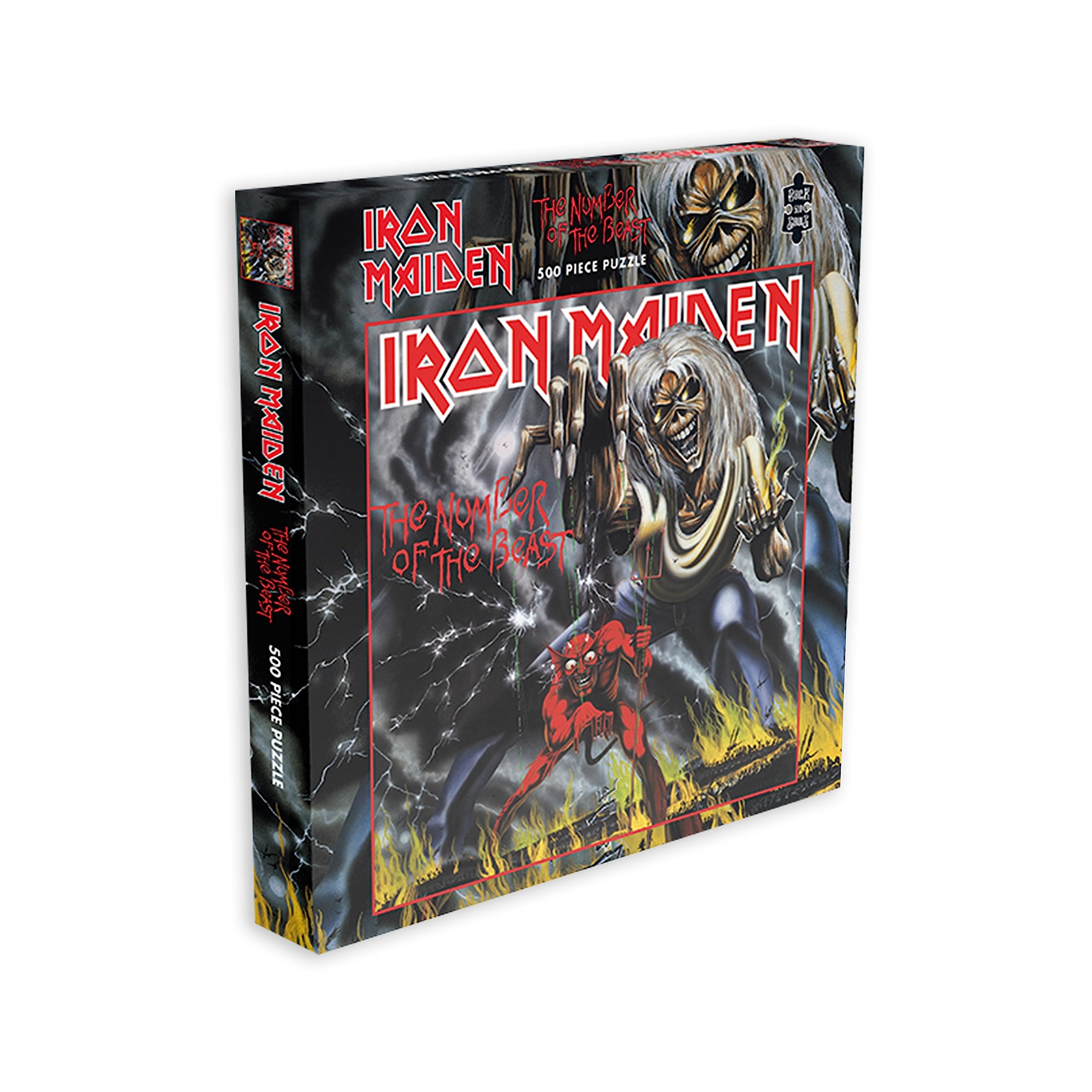 Iron Maiden The Number of The Beast 1000-Piece Jigsaw Puzzle - Heavy Metal Music Band Merchandise for Fans & Collectors - Perfect for Home Decor, Gifts & Relaxation