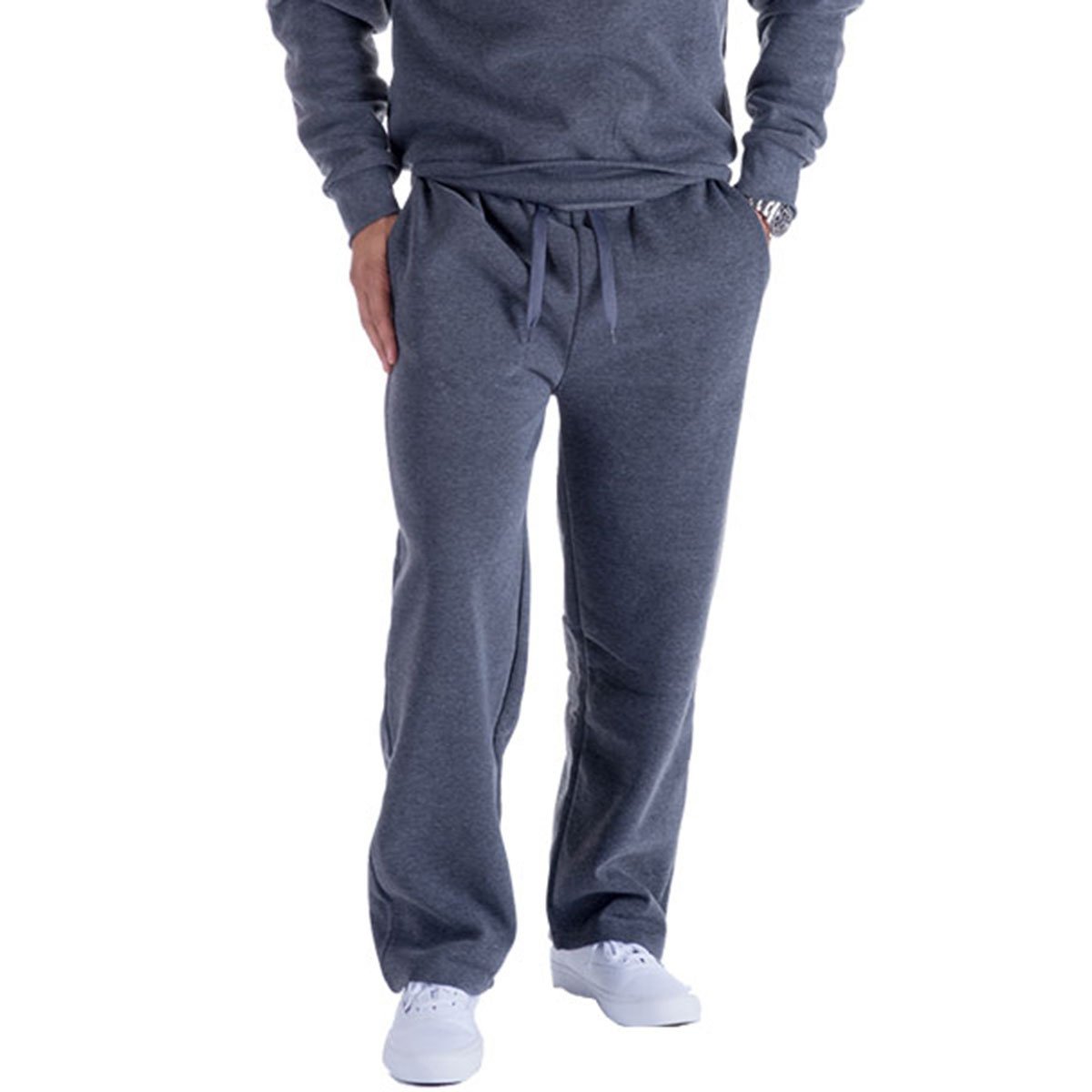 Facitisu Men's Active Fleece Sweatpants - Athletic Running Joggers with Drawstring for Workout & Training | Comfortable Gym Pants for Casual Wear & Outdoor Sports
