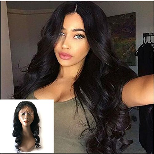 Enoya 360 Lace Front Wigs Human Hair - Brazilian Virgin Hair Loose Wave 200% Density Wig with Baby Hair & Silk Top (18 Inch) for Black Women | Perfect for Daily Wear, Parties & Special Occasions