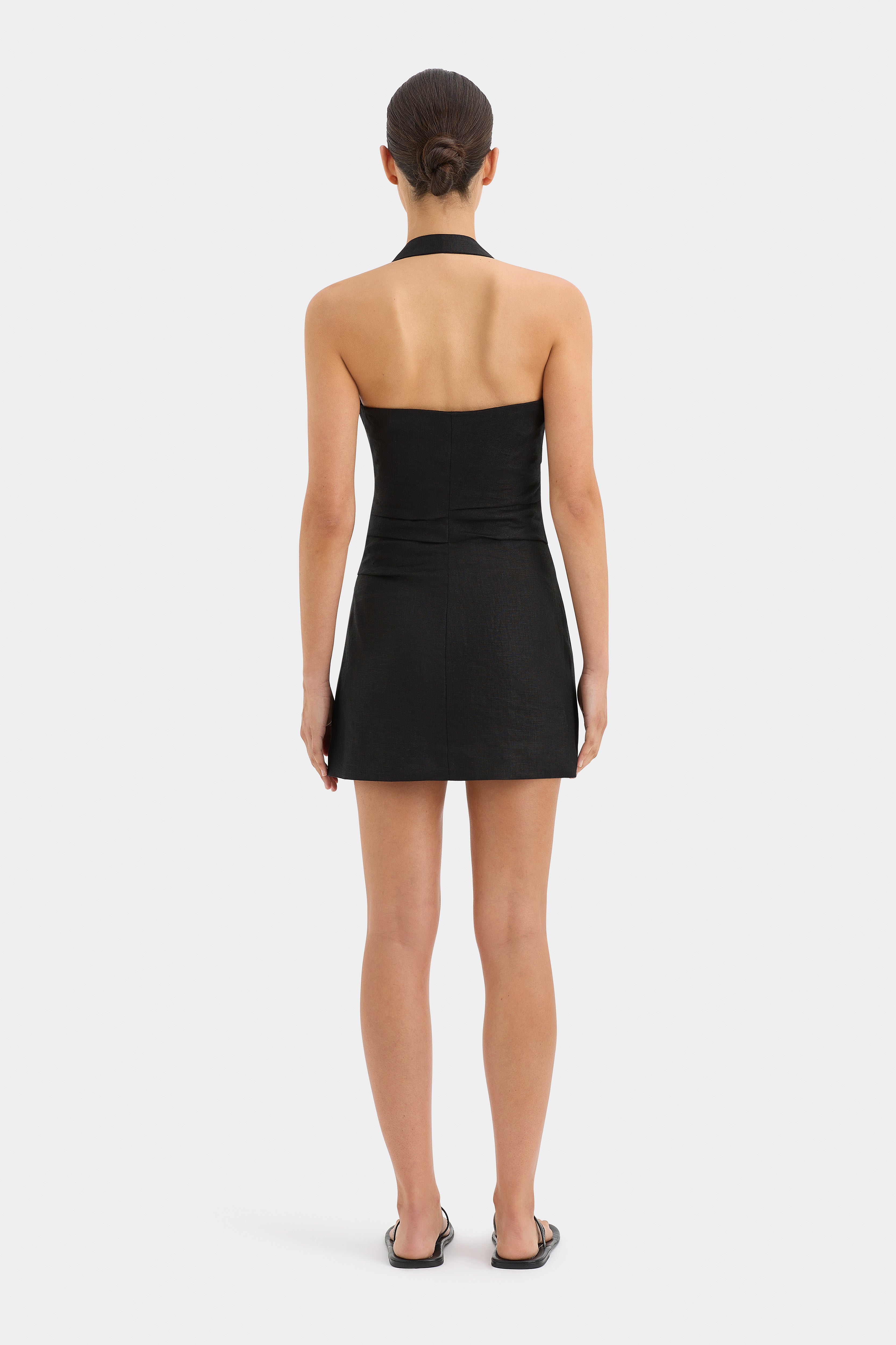 Noemi Halter Mini Dress - Women's Sexy Backless Summer Party Dress for Night Out, Club, Date Night & Beach Vacation
