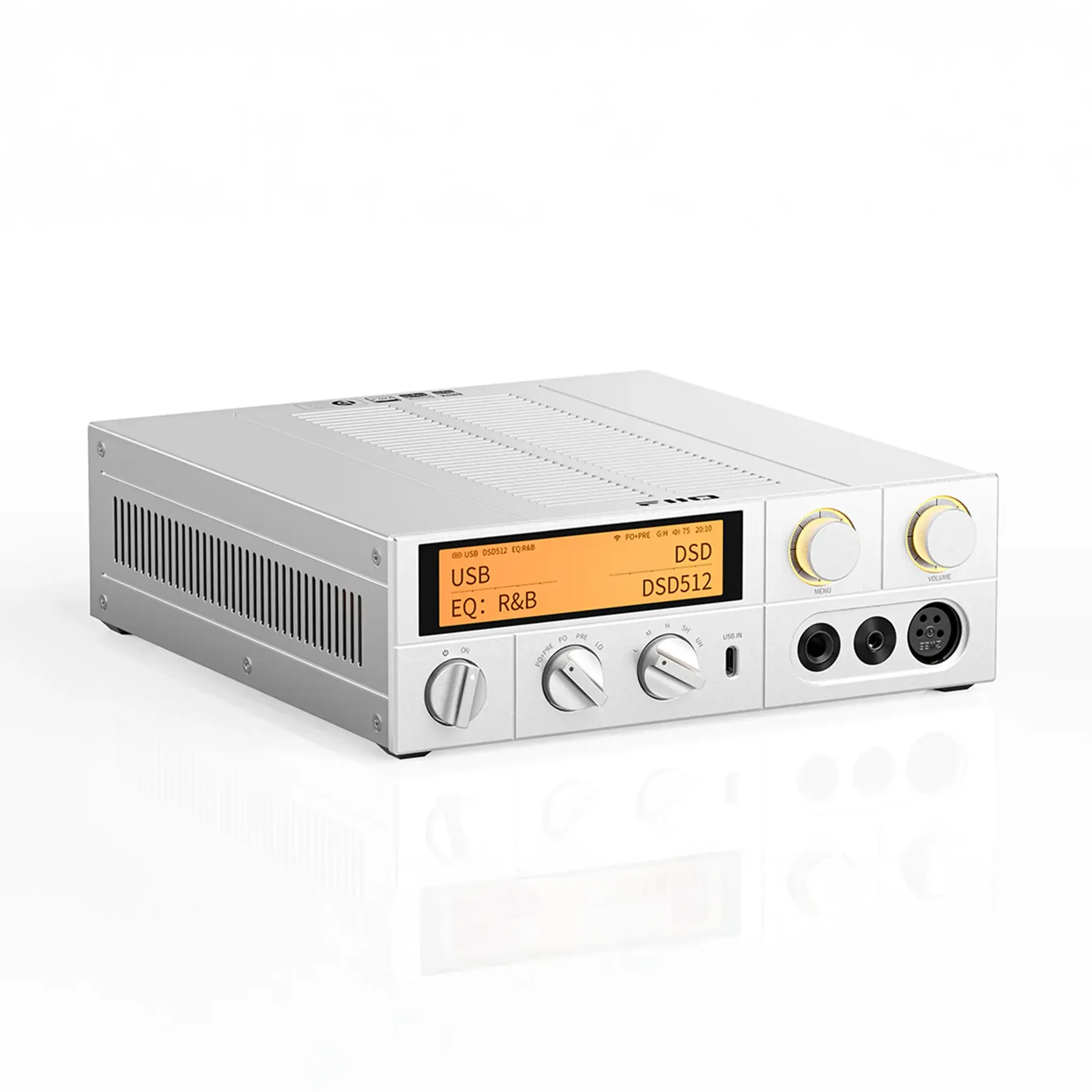 FiiO K17 High-Resolution Desktop DAC and Headphone Amplifier (Open Box) - Perfect for Audiophiles, Music Production & Home Audio Setup