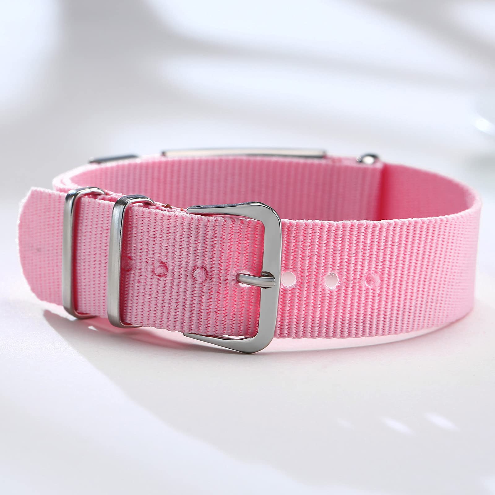 VNOX Custom Medical Alert Bracelet for Men & Women - Adjustable Stainless Steel Sport ID Bracelet for Emergency Health Conditions - Perfect for Running, Hiking & Daily Wear
