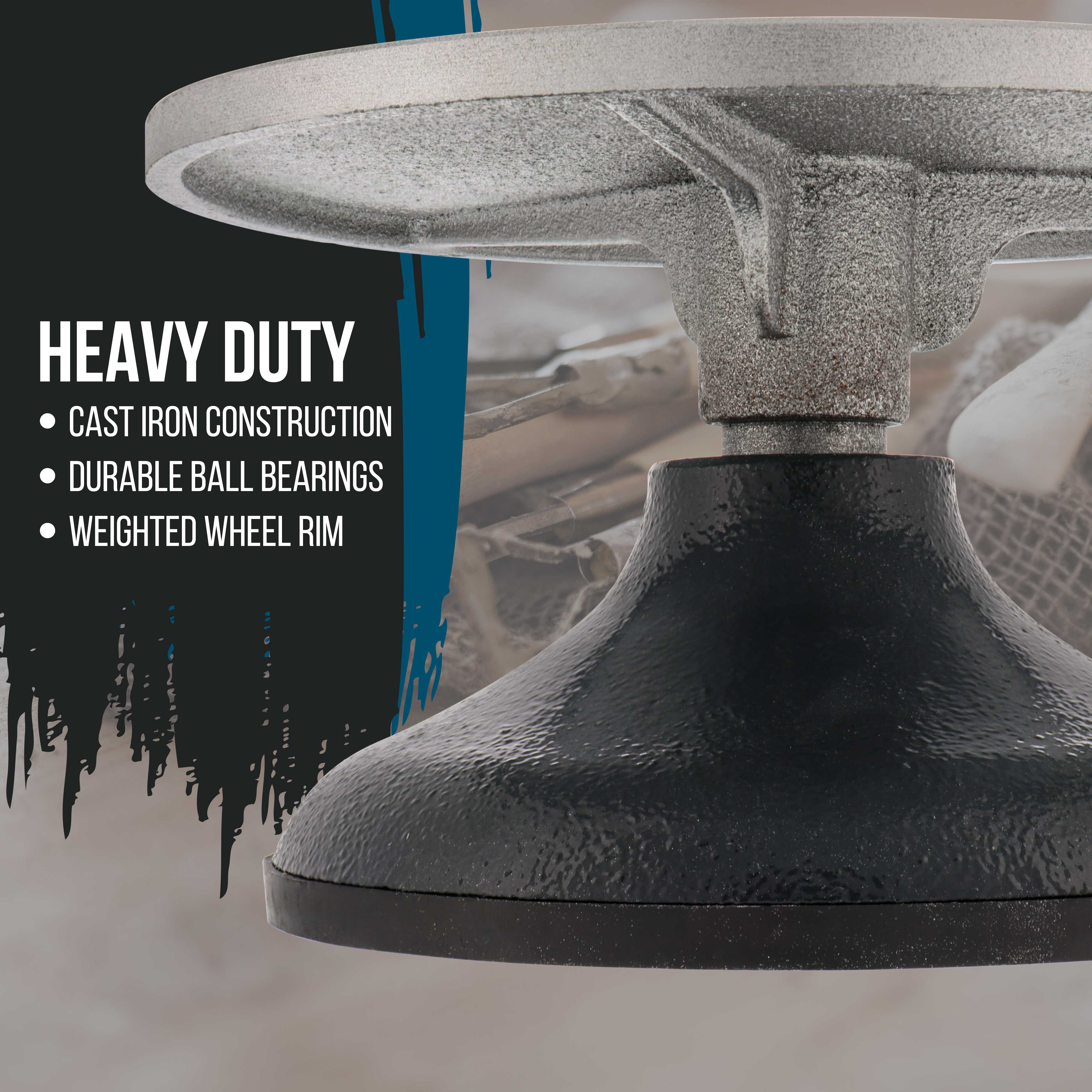 7-Inch Heavy Duty All Metal Sculpting Wheel with Ball Bearing Turntable - Perfect for Pottery, Ceramics & Clay Art Projects