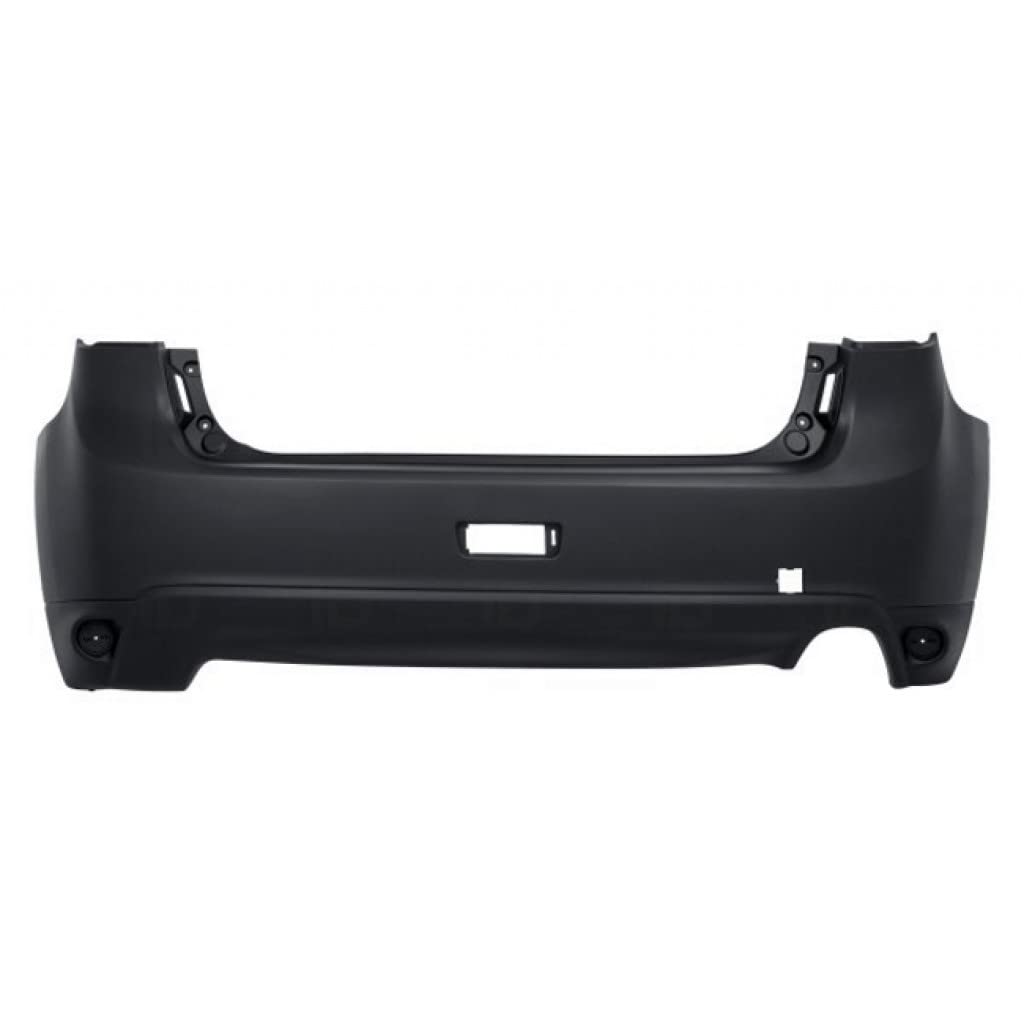 Mitsubishi Outlander Sport/RVR 2016-2017 Rear Bumper Cover with Textured Lower & Flare Holes | Primed Replacement Part MI1100302 6410D091 | Perfect for Off-Roading & City Driving
