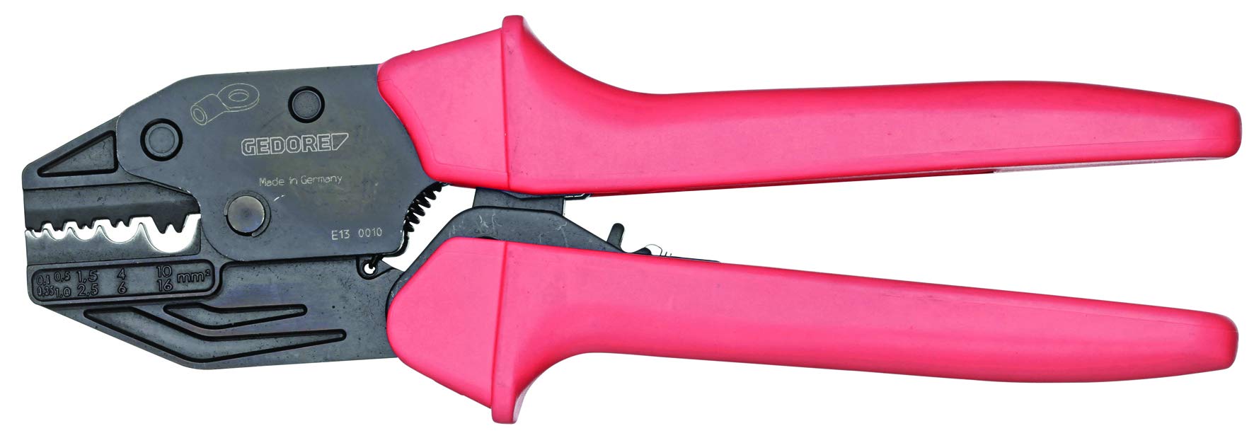 GEDORE 8157 Crimp Wrench for Cable Lugs - Professional Electrical Tool for Secure Wire Connections | Ideal for Electricians & DIY Projects