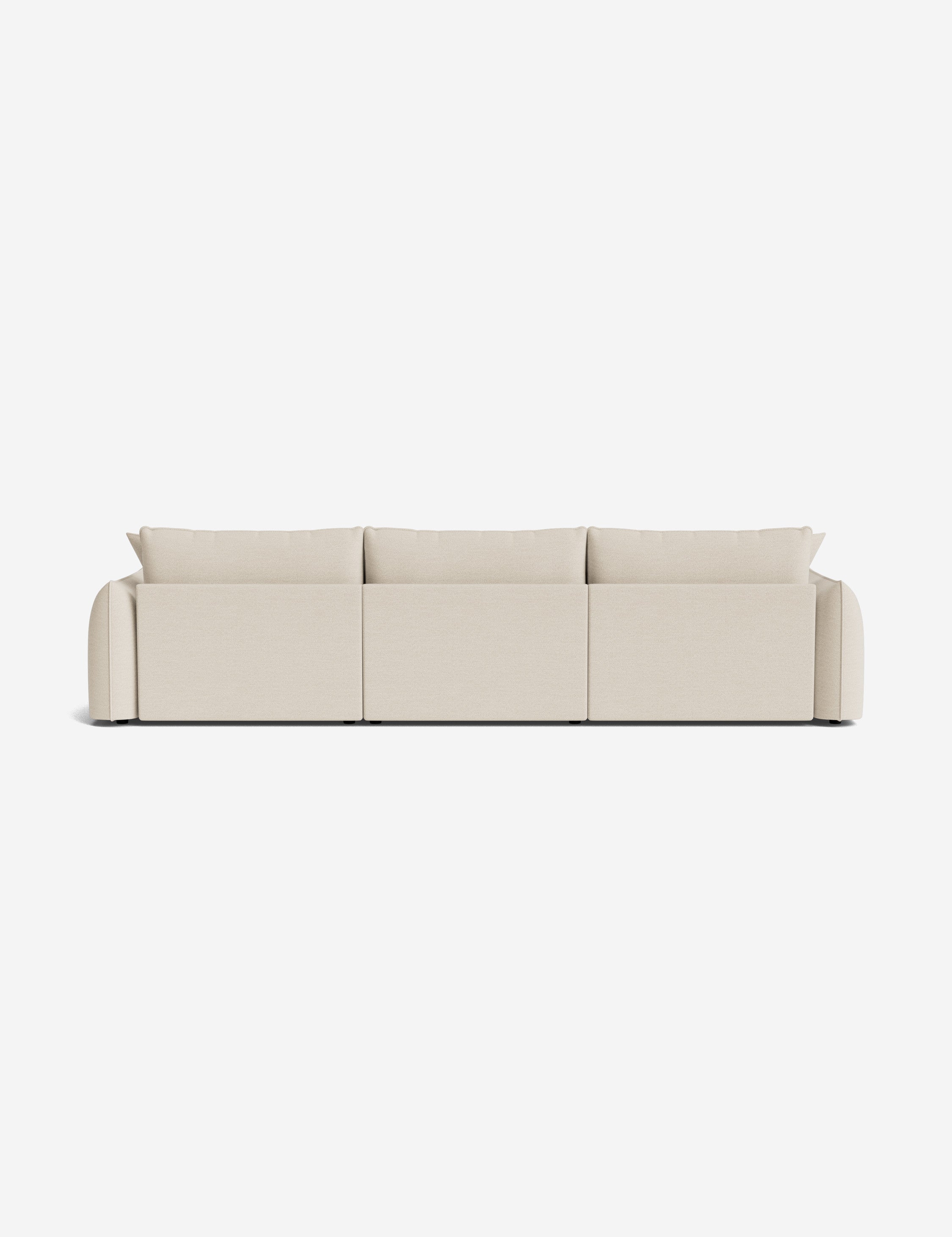 Balmer Sectional Sofa with Ottoman - Modern L-Shaped Couch Set for Living Room, Family Room & Lounge | Comfortable & Stylish Home Furniture