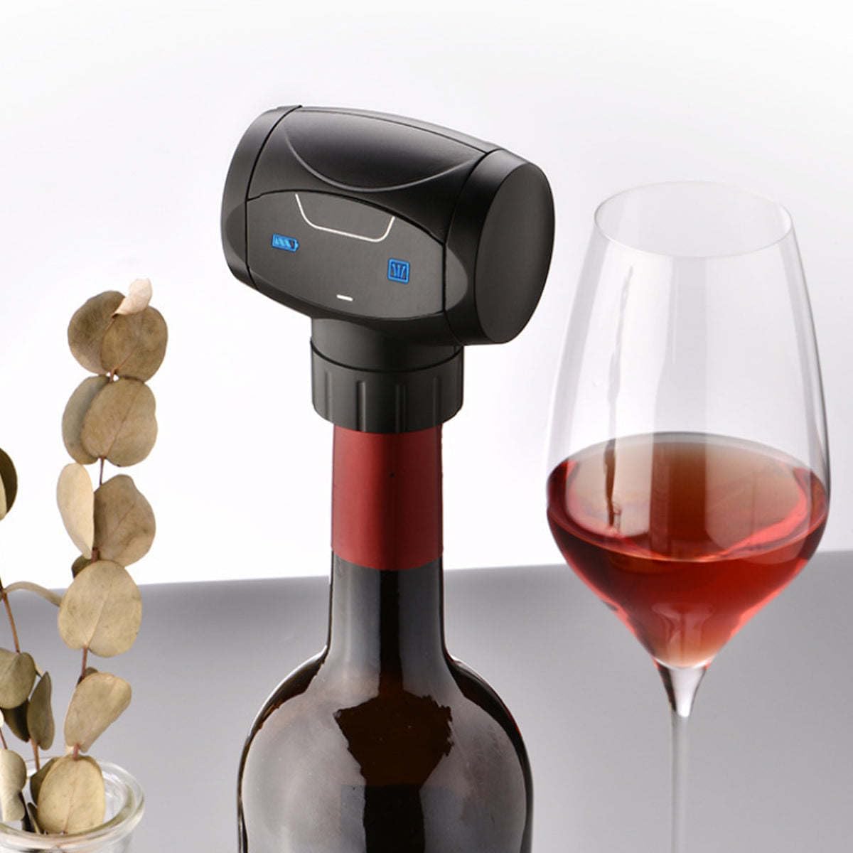 Napa King Wine Preserver Cap - Auto Vacuum for Freshness - Perfect for Home & Parties