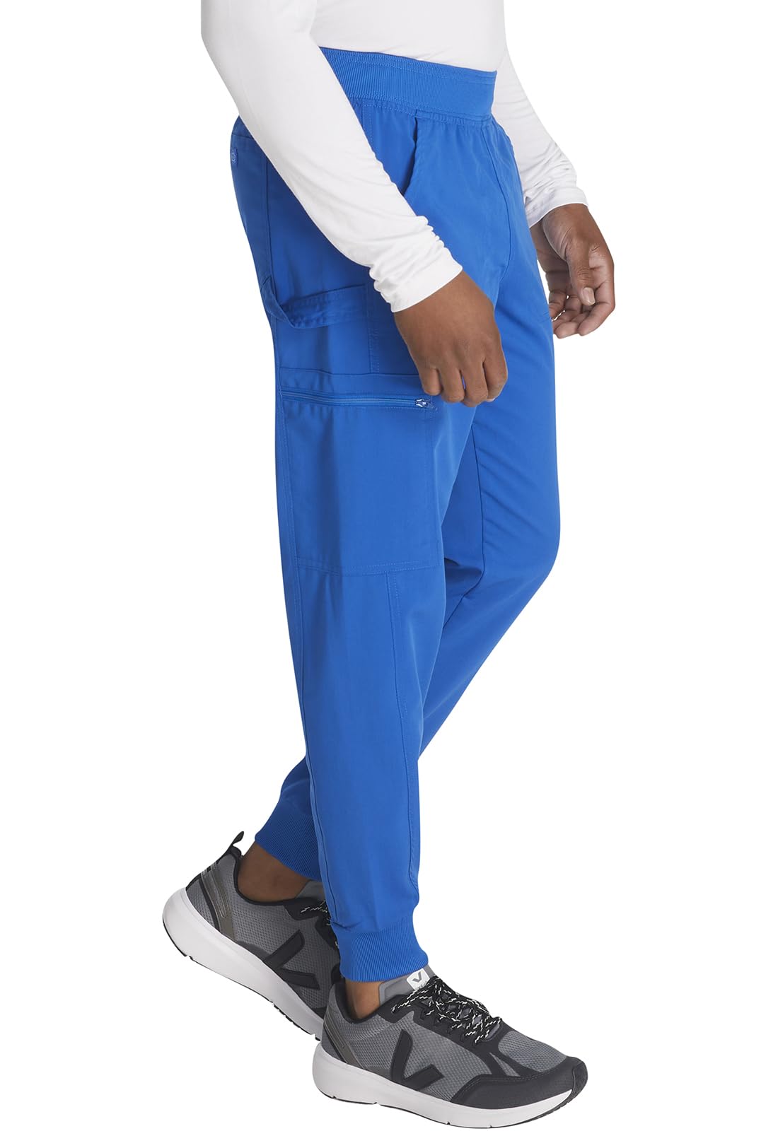 **Dickies Men's DK224 Mid-Rise Stretch Jogger Scrub Pants - Comfortable & Durable for Medical, Nursing, and Healthcare Professionals**