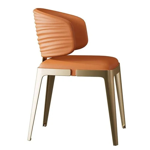 Vintage Italian Mid Century Modern Dining Chair - Elegant Wooden & Upholstered Design for Home, Restaurant & Office Use