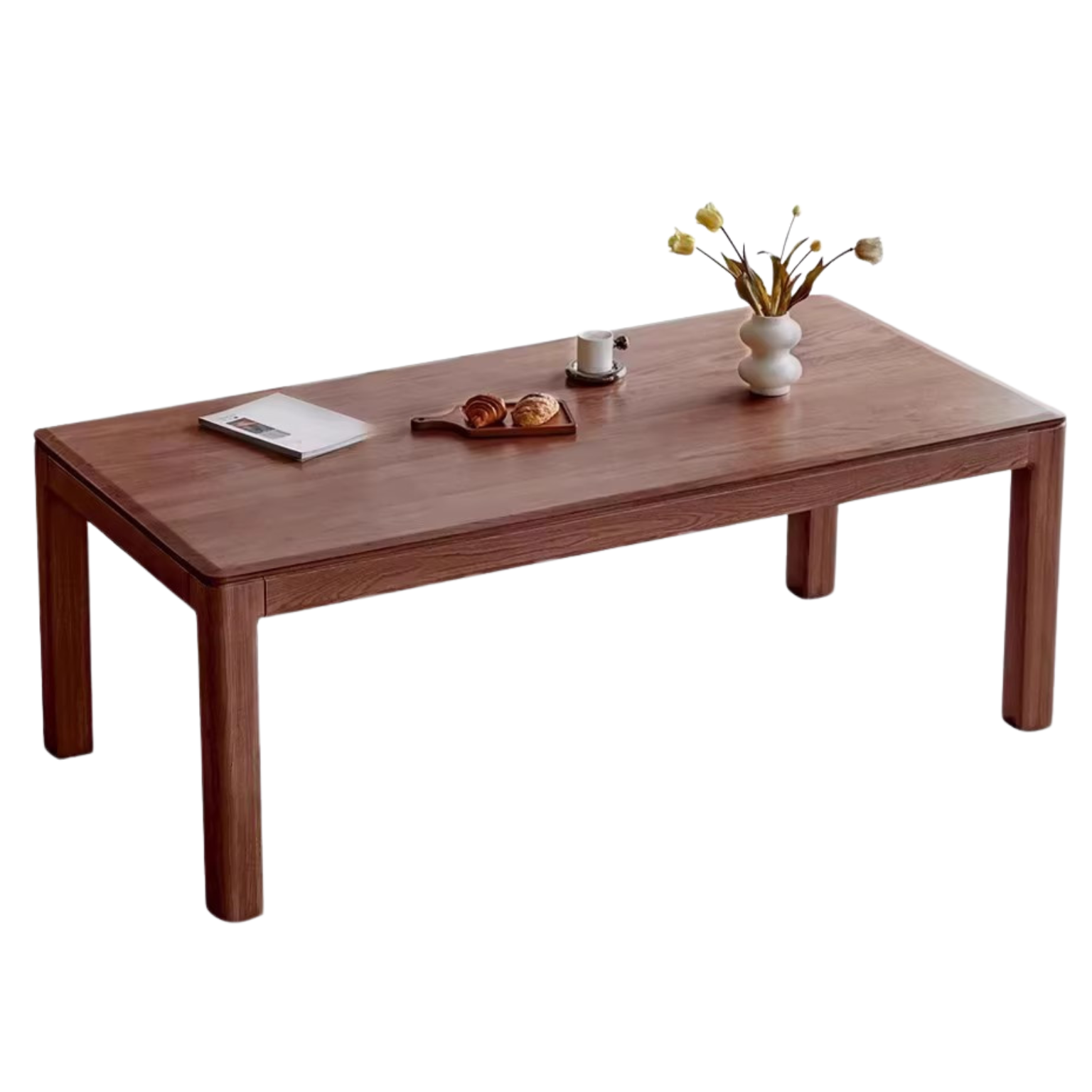 59.1x31.5x29.9 inch / 150x80x76 сm / Walnut color / Oak Dining table