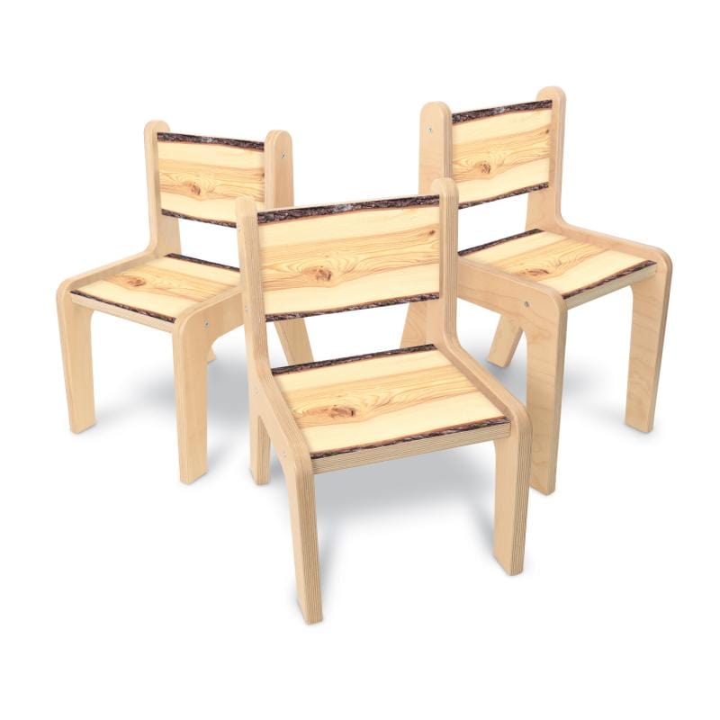 Live Edge Wood Chair - 14