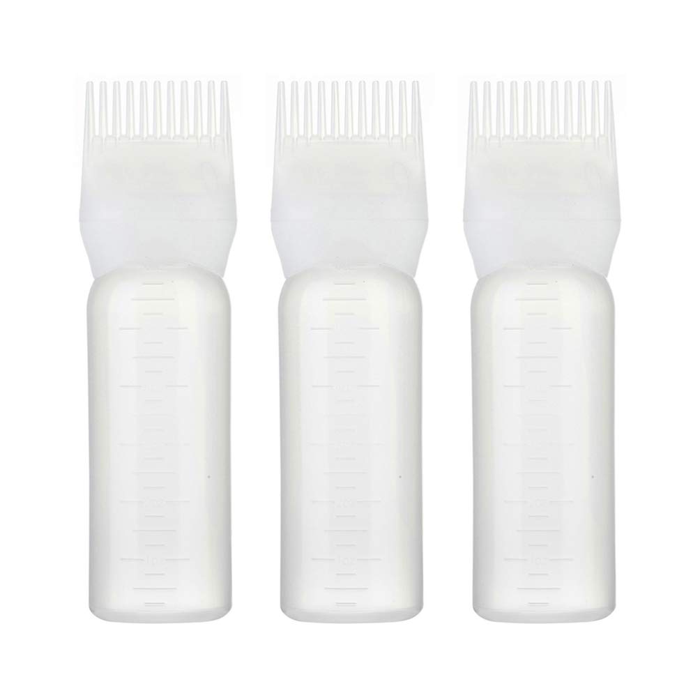 FOMIYES 3pcs Scalp Comb Applicator Set for Hair Dye & Cleaning | Barber Styling Tools