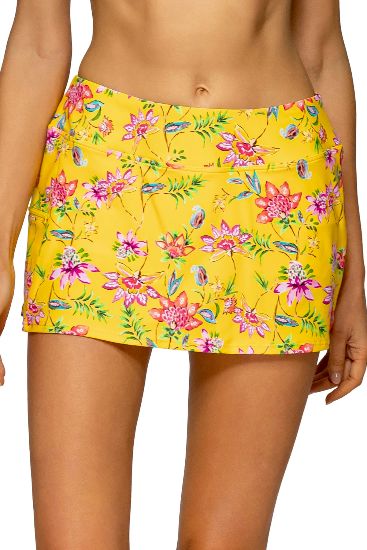 Women's Sporty Swim Skirt - Quick Dry Swimwear with Built-in Shorts for Beach, Pool & Water Sports | UPF 50+ Sun Protection