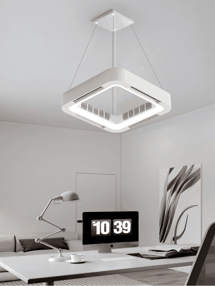 Smart LED Ceiling Fan with Remote Control - Energy Efficient Modern Design for Bedroom, Living Room & Office - Quiet Operation & Adjustable Speed