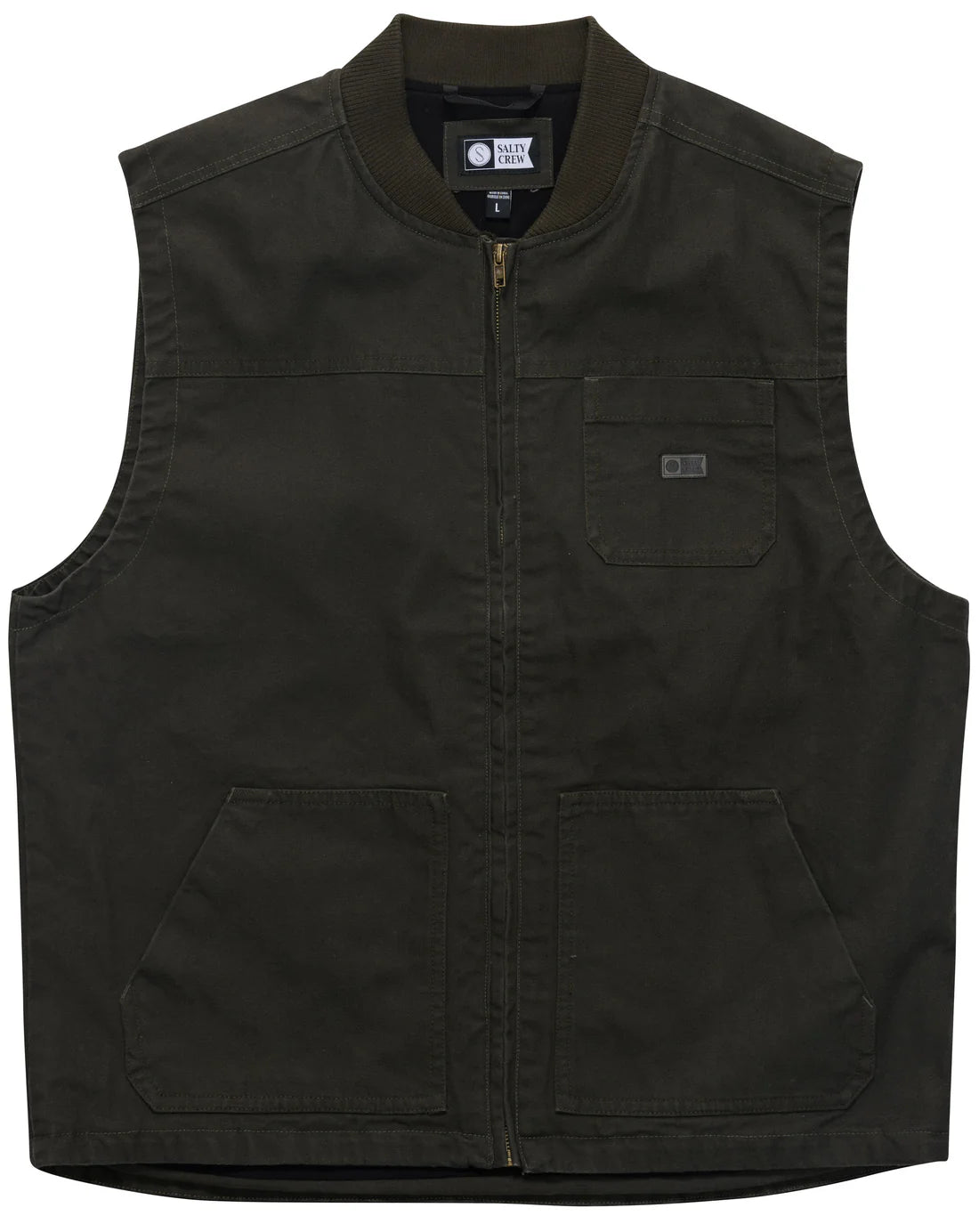 Salty Crew Captain Vest - Waterproof Fishing Vest for Men with Multiple Pockets - Perfect for Boating, Fishing, and Outdoor Adventures