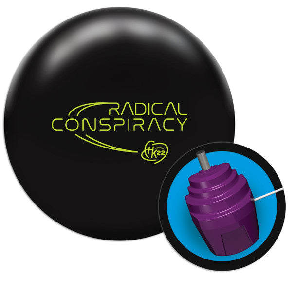 Radical Conspiracy Bowling Ball | High Performance Reactive Resin | Perfect for League Play & Tournaments