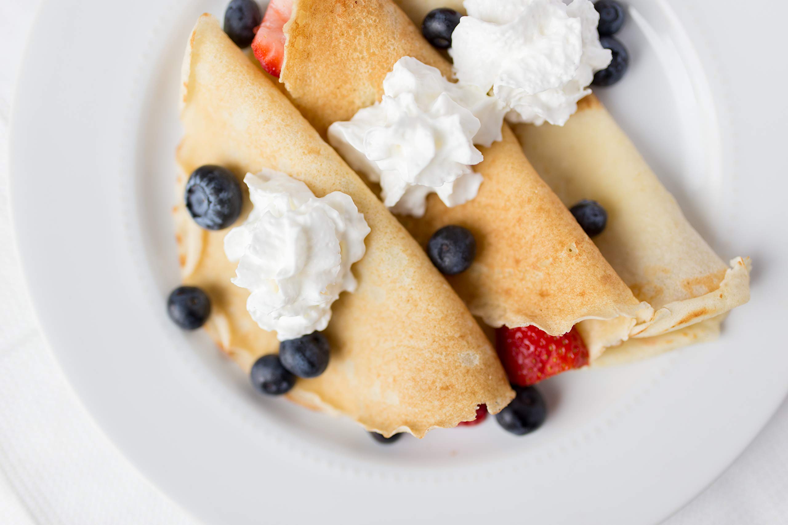 Gluten Free Crepe Mix - New Grains All Natural Pancake & Waffle Batter (21 oz) - Perfect for Breakfast, Brunch & Keto-Friendly Diets