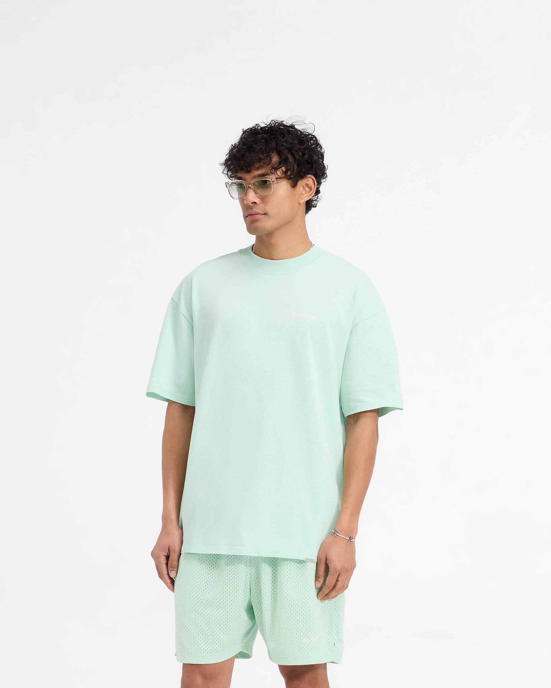 Represent Owners Club Graphic T-Shirt - Pistachio Green | Streetwear Fashion for Men & Women | Casual Wear, Outfits, and Everyday Style