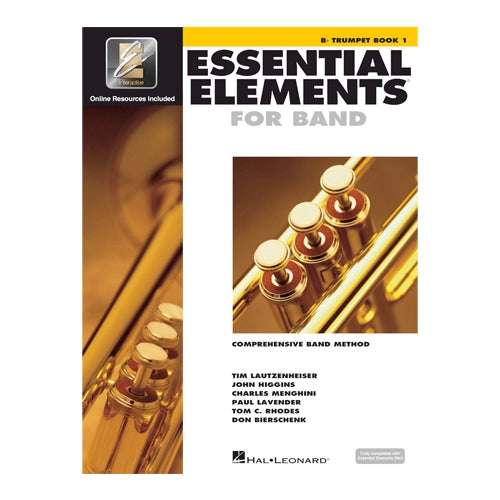 Essential Elements for Band Bb Trumpet Book 1 - Comprehensive Beginner Trumpet Method Book for Students & Teachers - Perfect for School Bands, Private Lessons & Home Practice