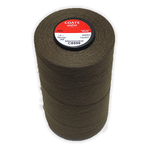 Astra General Use 120 Thread 5000m Cones - High-Quality Sewing Thread for Quilting, Embroidery & Crafting Projects