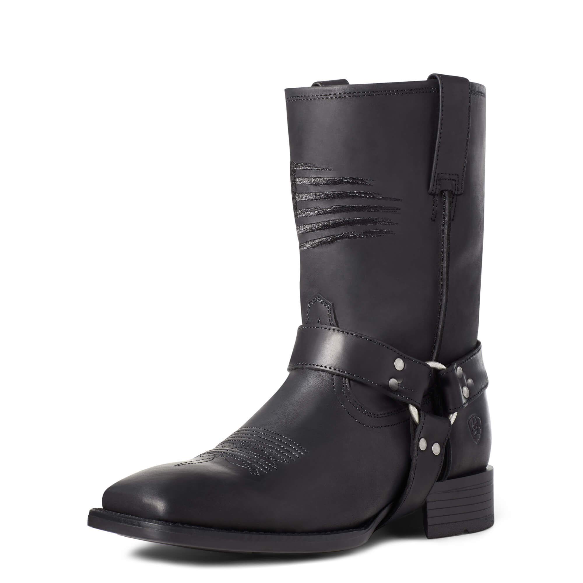 ARIAT Men's Harness Patriot Ultra Western Boots - Durable Cowboy Boots for Riding, Work & Outdoor Adventures