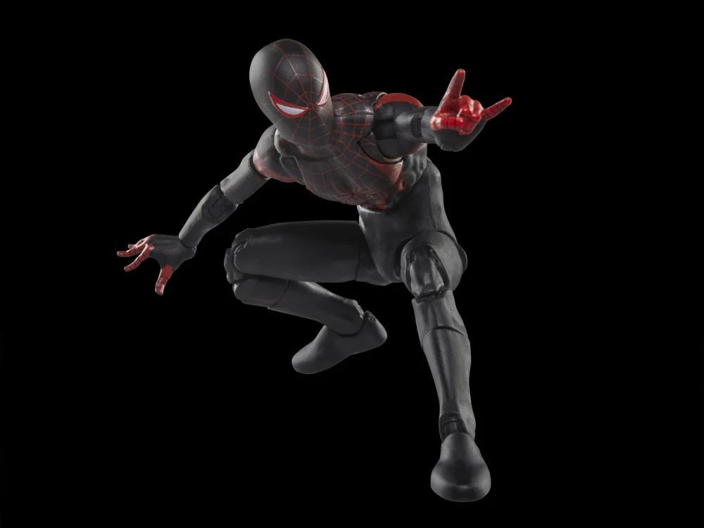 Miles Morales Ultimate Spider-Man #1 Marvel Legends 6-Inch Action Figure - Collectible Superhero Toy for Display & Play - Perfect for Marvel Fans & Collectors