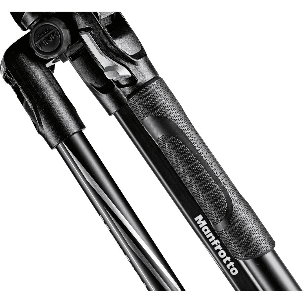 Manfrotto Befree Advanced Lightweight Aluminum Travel Tripod with 494 Ball Head - Lever Lock System (Black) | Compact for Photography, Vlogging & Outdoor Adventures