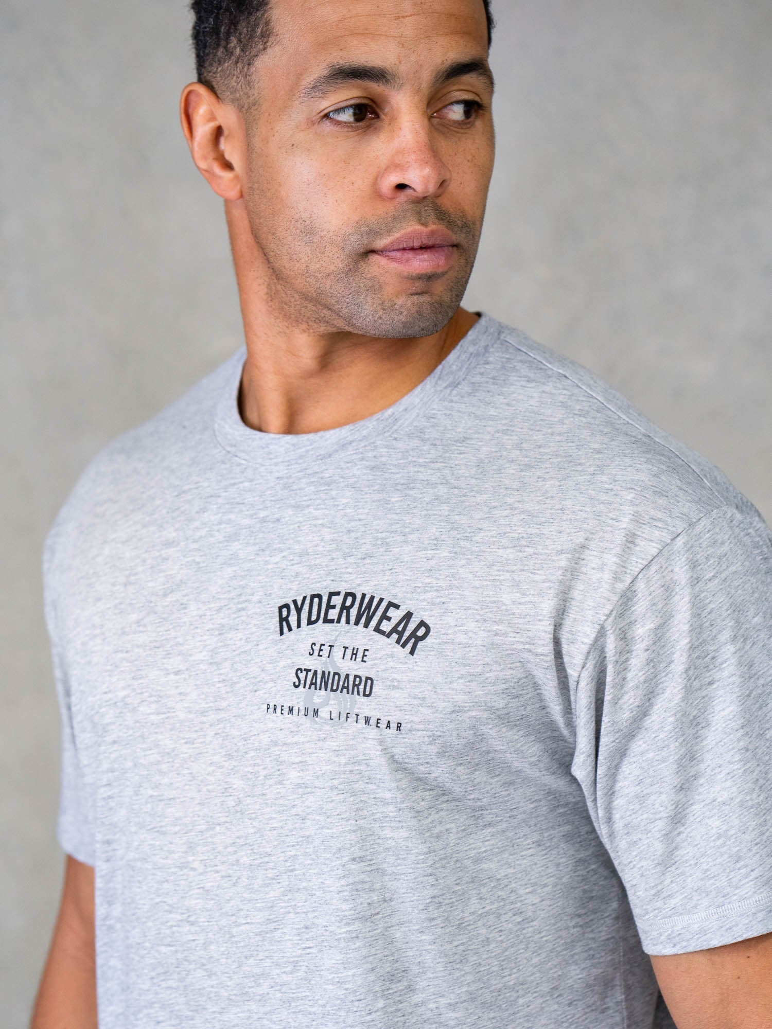 Legacy T-Shirt - Grey Marl | Premium Cotton Comfort Fit Casual Tee for Men & Women | Perfect for Everyday Wear, Gym & Street Style