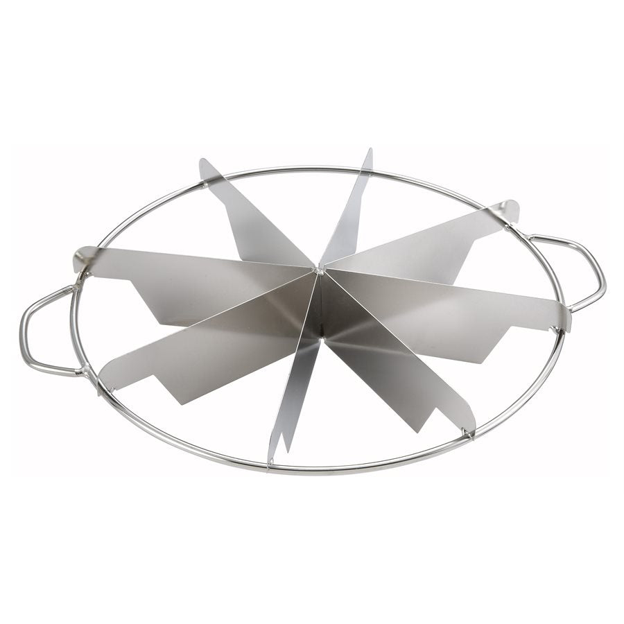 Winco 8 Slice Stainless Steel Pie Cutter - Professional Kitchen Tool for Perfect Pie Slicing, Baking, and Dessert Serving