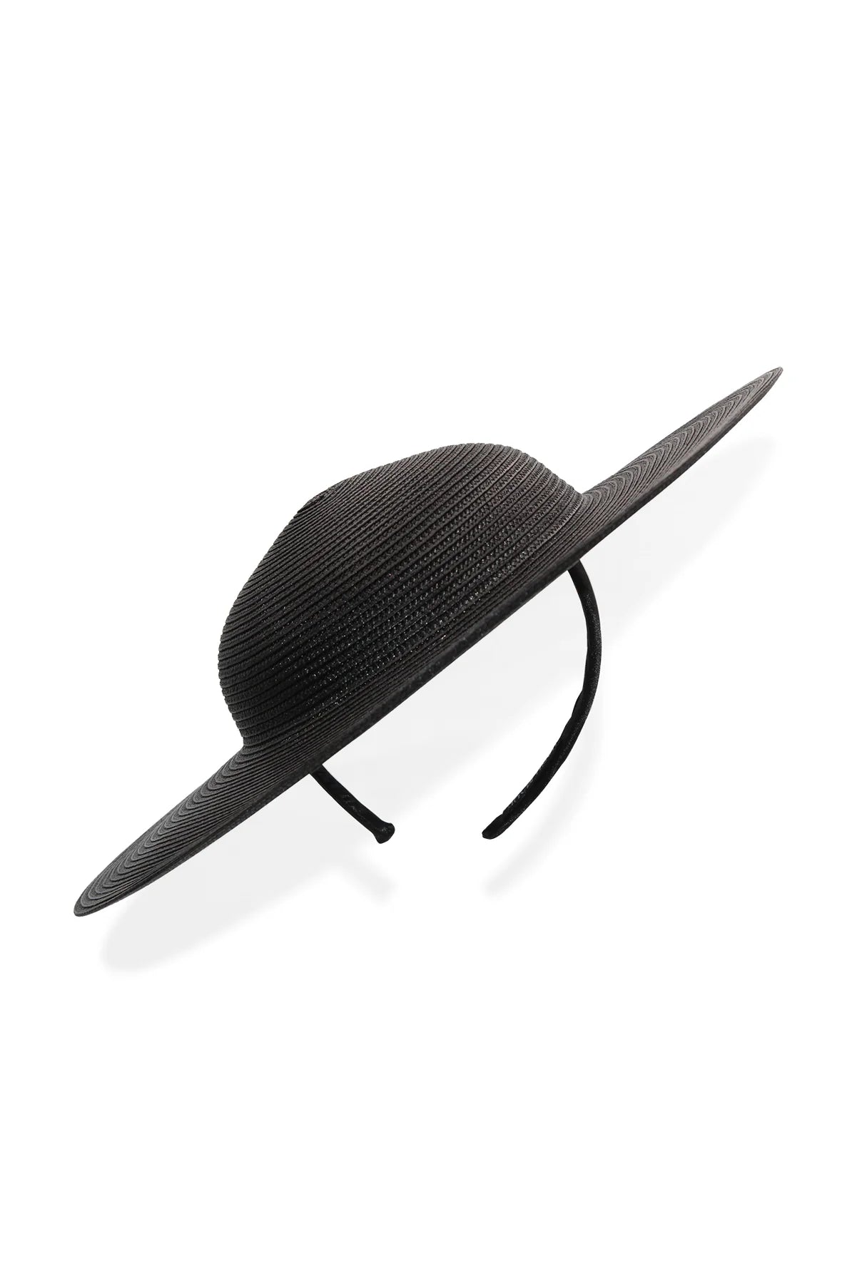 Mona Plate Hat Black - Stylish & Comfortable Sun Hat for Women - Perfect for Beach, Outdoor, and Summer Fashion