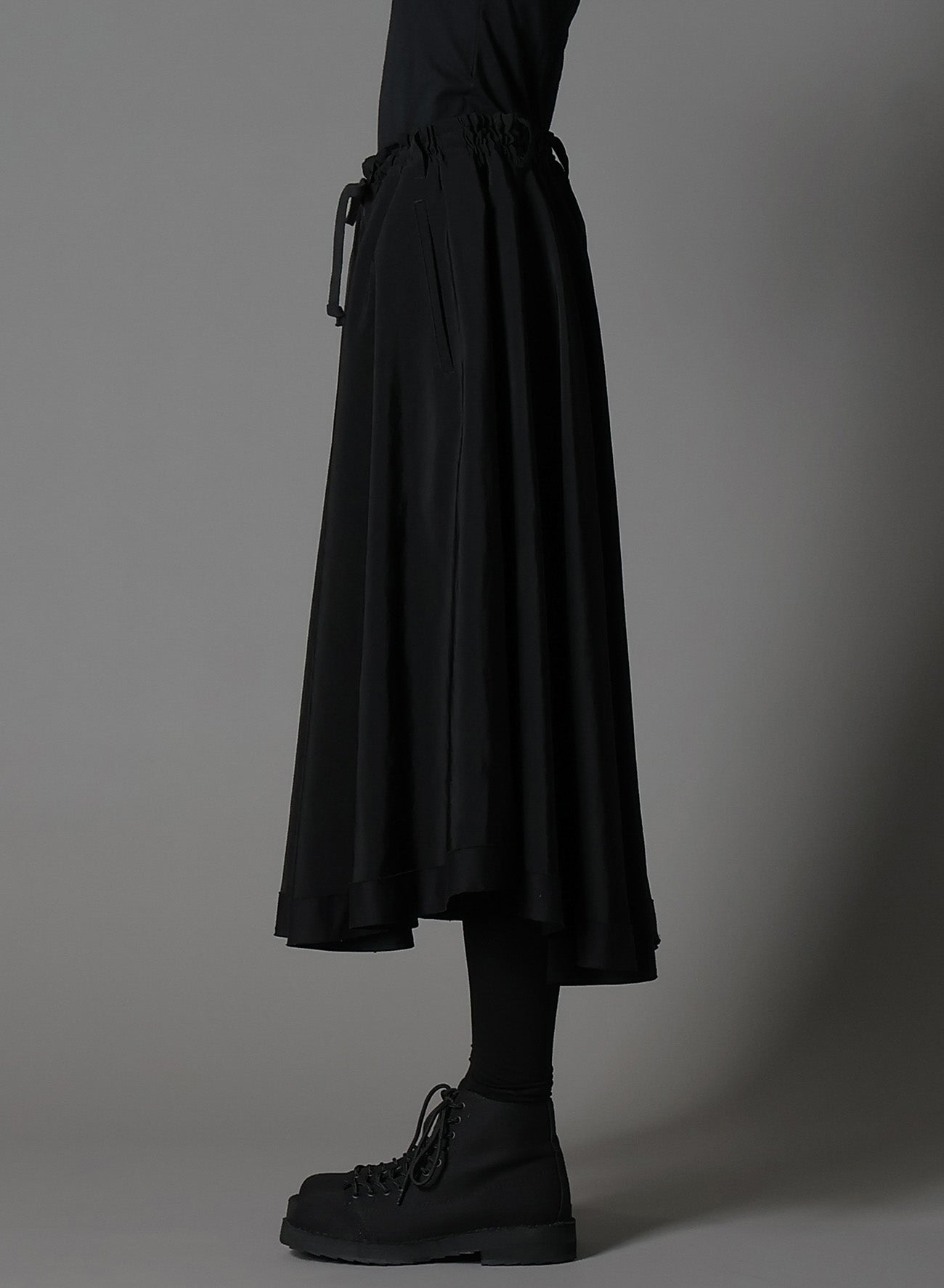 CREPE DE CHINE CIRCLE PANTS - Women's Flowy Wide Leg Trousers for Casual & Office Wear | Comfortable Lightweight Fabric for Summer & Travel