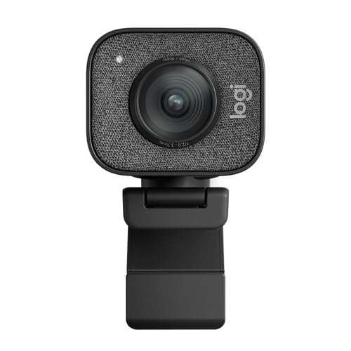 Logitech StreamCam Plus Full HD Webcam with Tripod Stand & Ring Light Bundle - 1080p 60fps Web Camera for Streaming, Video Calls, Gaming, YouTube (Graphite) - Perfect for Home Office, Online Classes, Zoom Meetings