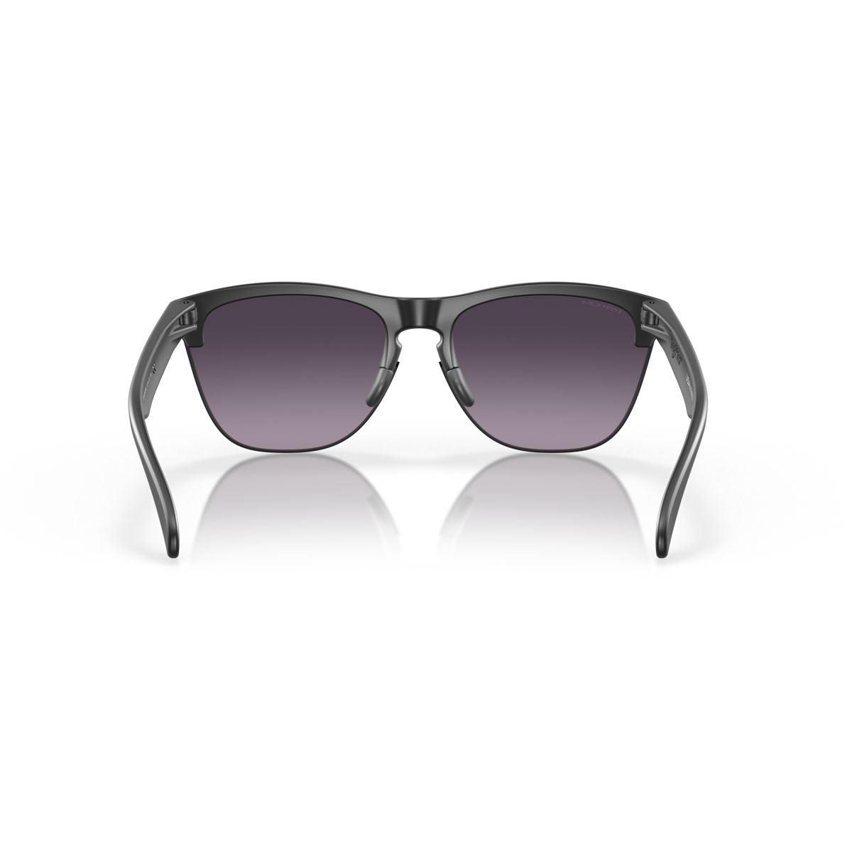 Oakley Frogskins Lite Matte Black/Prizm Grey Gradient Sunglasses 0OO9374 937449 - Stylish UV Protection for Outdoor Sports & Casual Wear