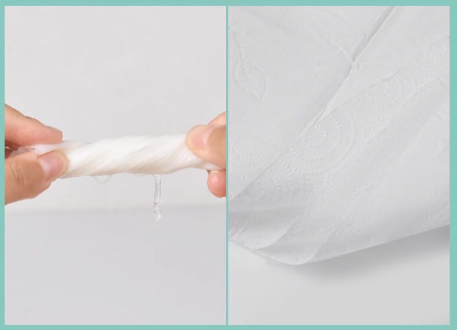 ZQBIEE 100% Skin-Safe Soft Tissue Paper for Car, Bathroom, Bedroom & Office | Hypoallergenic Pocket Tissues (Brown + White) 2-Pack | Perfect for Travel, Home & On-the-Go Use
