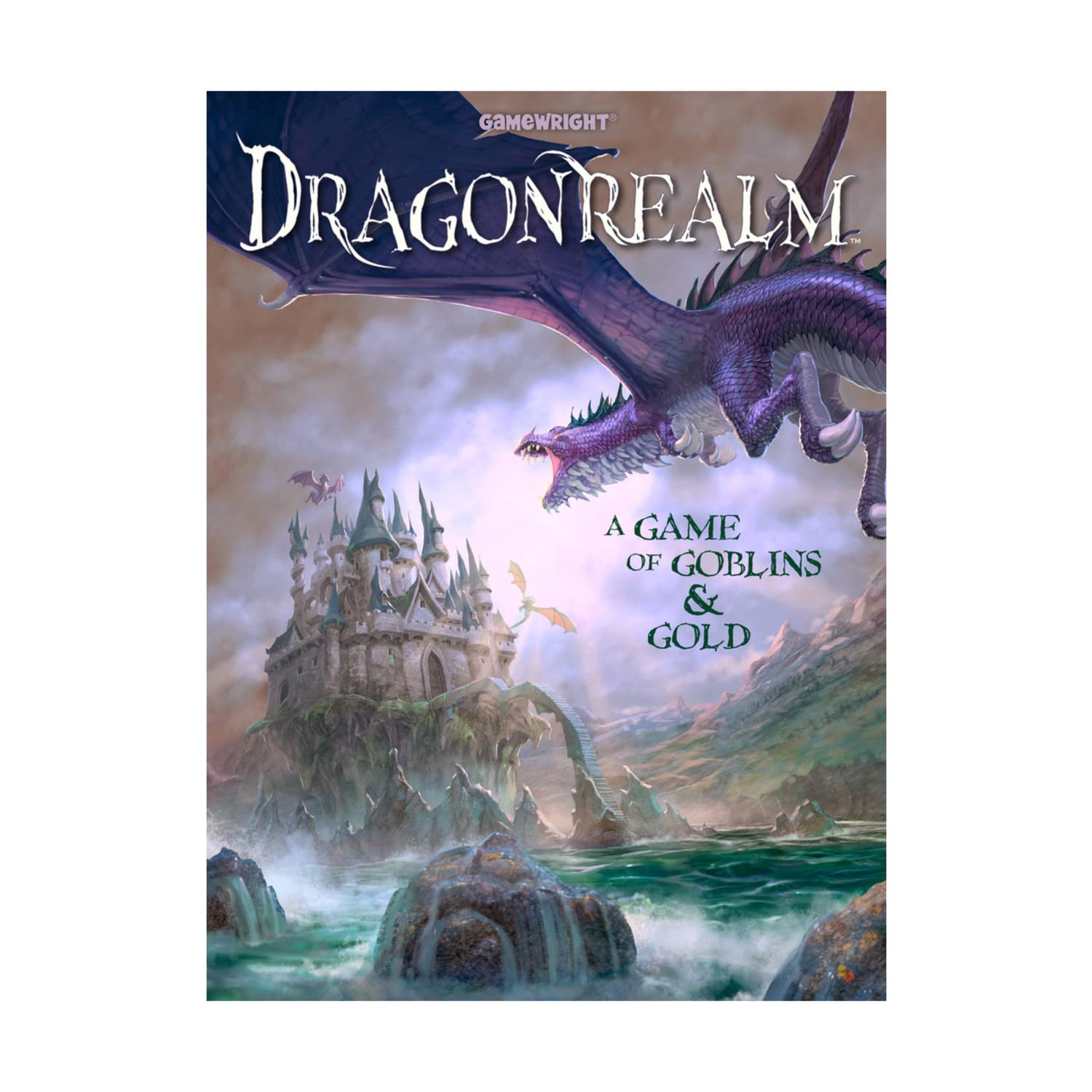 Dragonrealm Strategy Card & Dice Game - Adventure Board Game with Goblins & Gold for Family Game Night | Fantasy RPG Game for Kids & Adults
