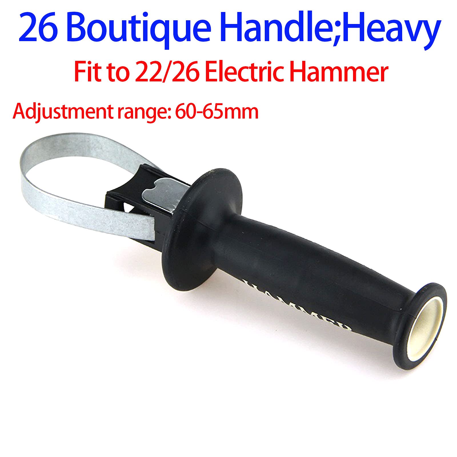 2Pcs 26mm Electric Hammer Front Handle Grip - Heavy Duty Impact Drill Accessories for Bosch, DeWalt, Makita - Perfect for Construction, Demolition & DIY Projects