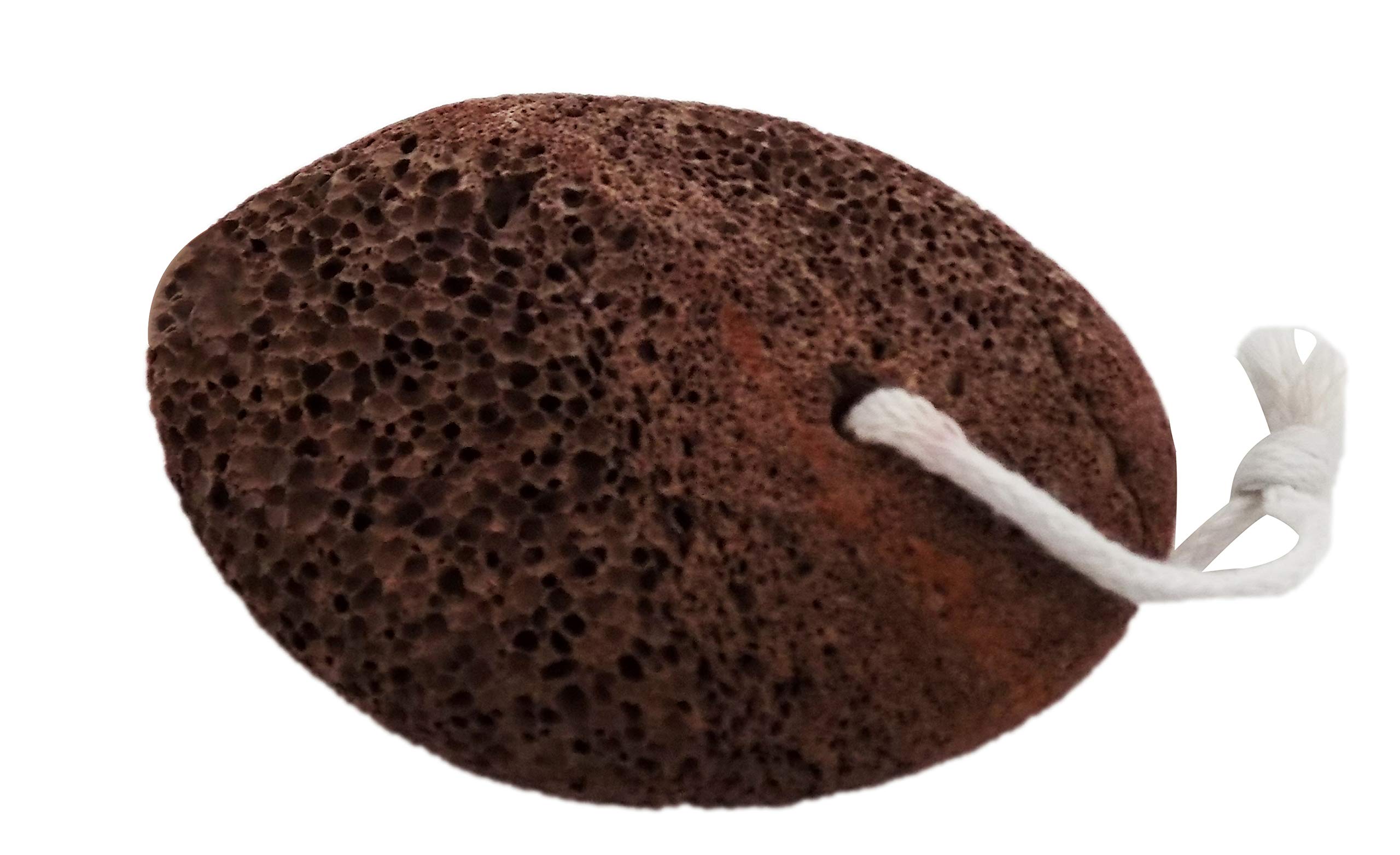 Kabello Foot Scrubber & Pumice Stone for Dead Skin Removal - Exfoliating Foot File for Men & Women - Brown (Pack of 1) - Perfect for Pedicures, Callus Removal & Soft Feet Care at Home