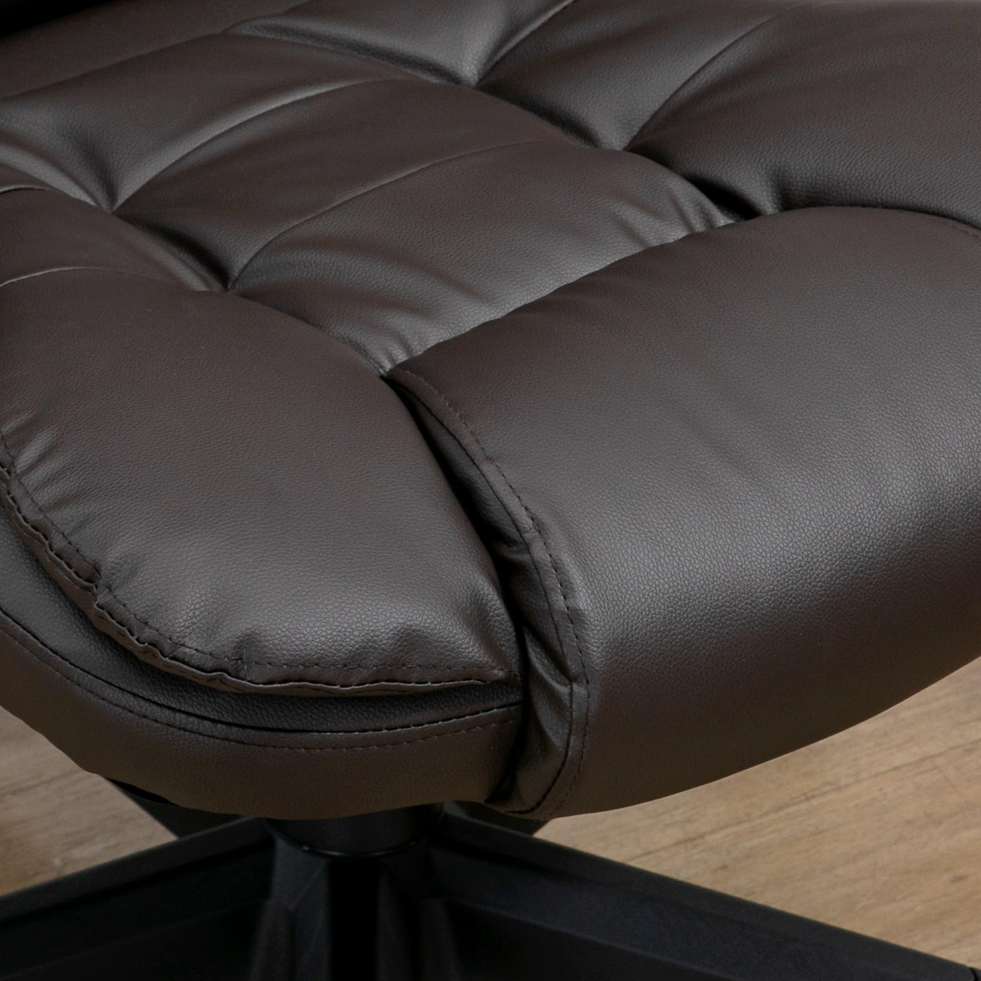 HOMCOM Heated Massage Office Chair with 6 Vibration Points - Perfect for Home & Office Workspaces