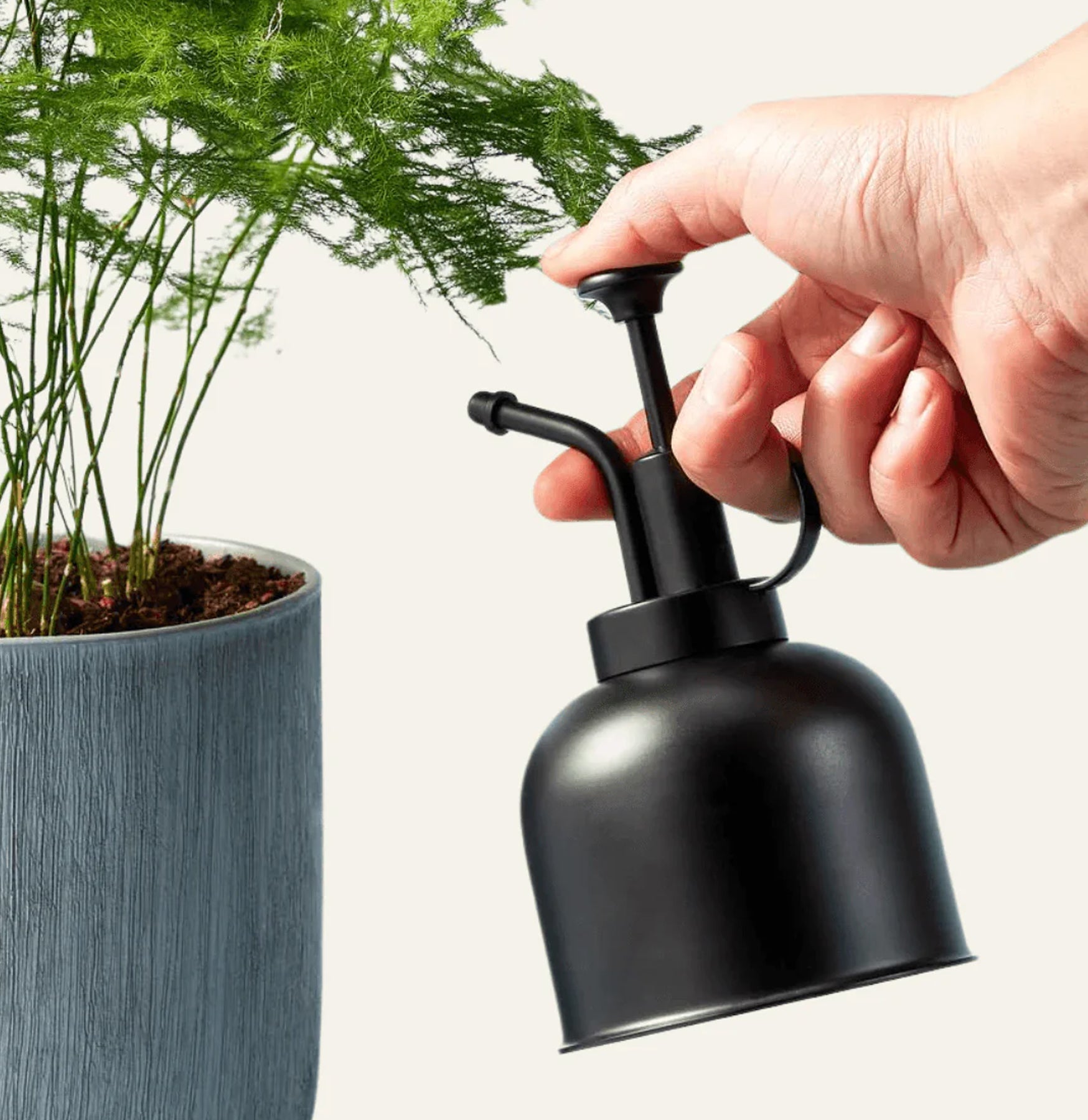 Premium Matte Black Plant Mister - 10oz Fine Mist Spray Bottle for Indoor Plants, Succulents & Gardening | Perfect for Hydrating, Cleaning Leaves & Home Decor